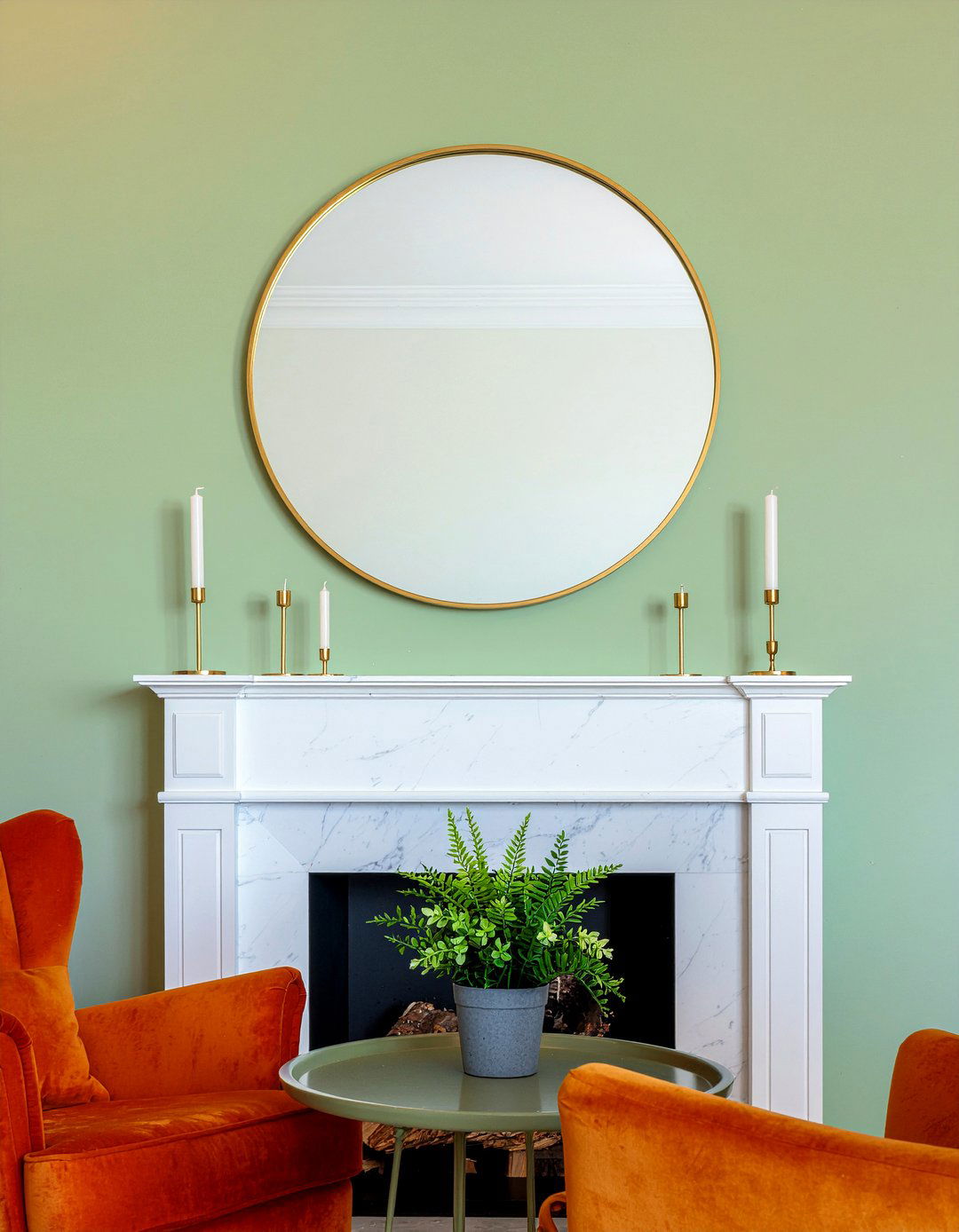 Mirror Above Fireplace - 30 living room mirror placement ideas