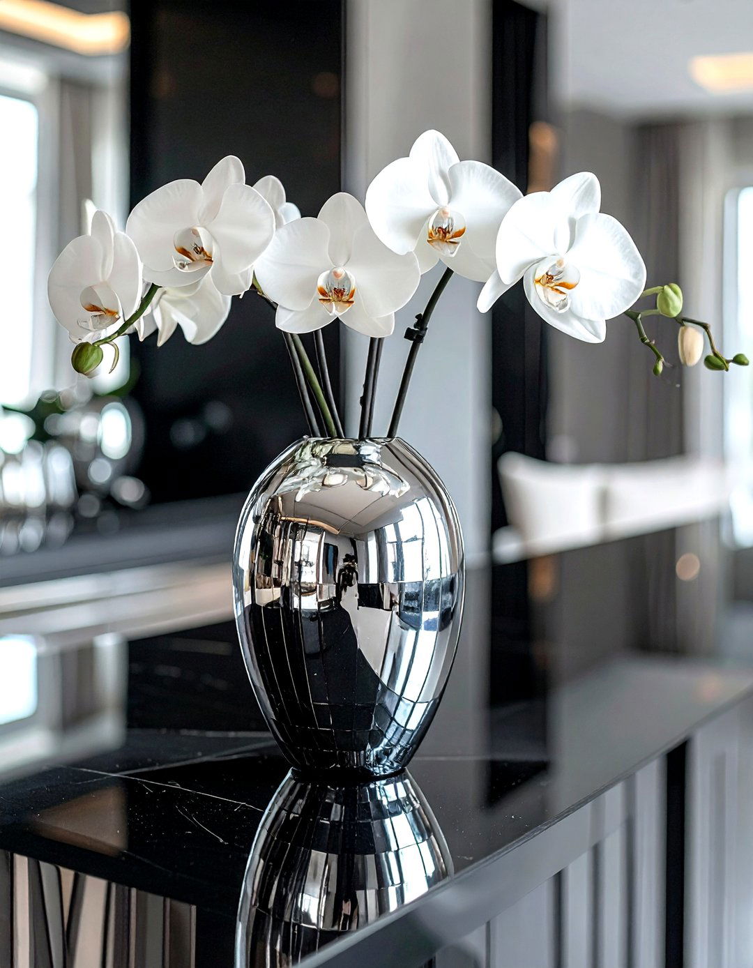 Mirror Finish Vase - 30 decorative vase ideas