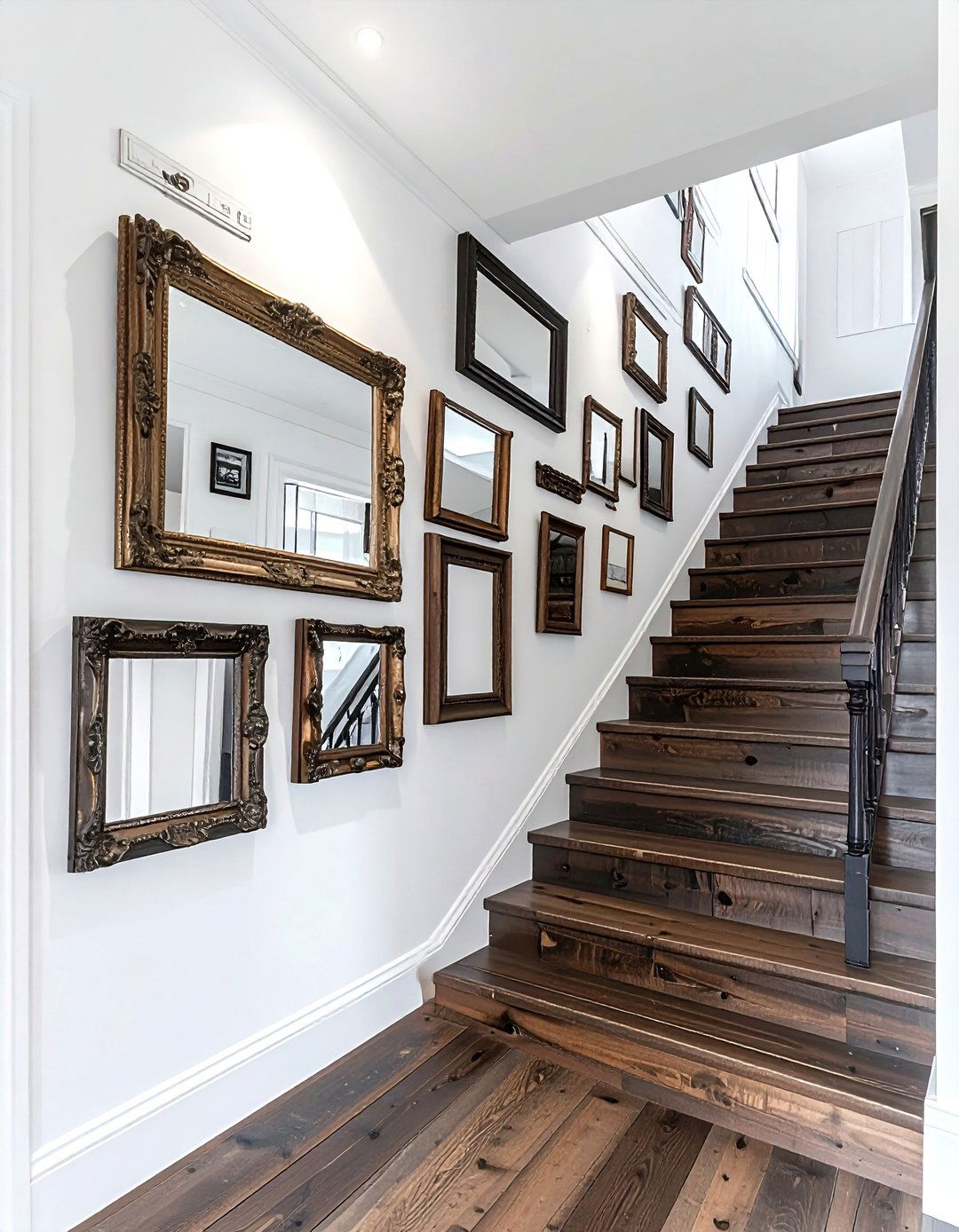 Mirror Gallery Wall - 30 mirror decor ideas