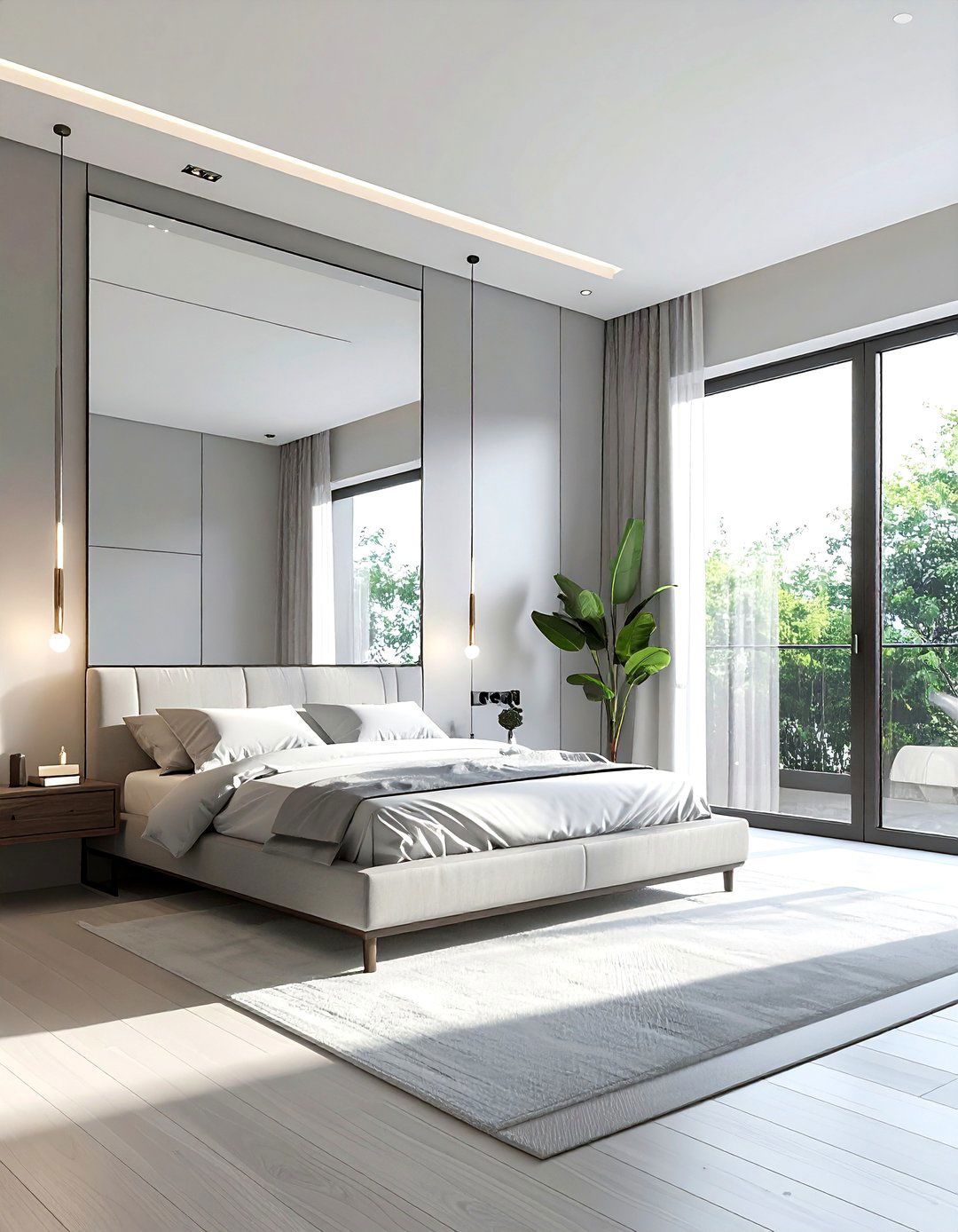 Mirror Placement Near Window - 30 bedroom natural lighting ideas