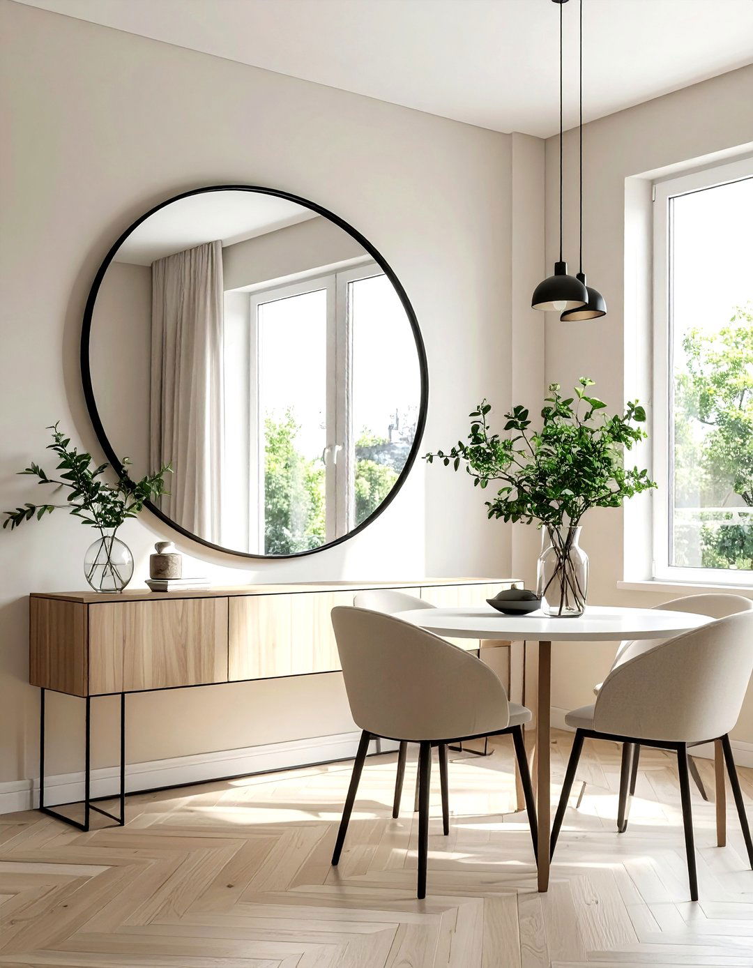 Mirror Wall Decor - 30 small space decor ideas