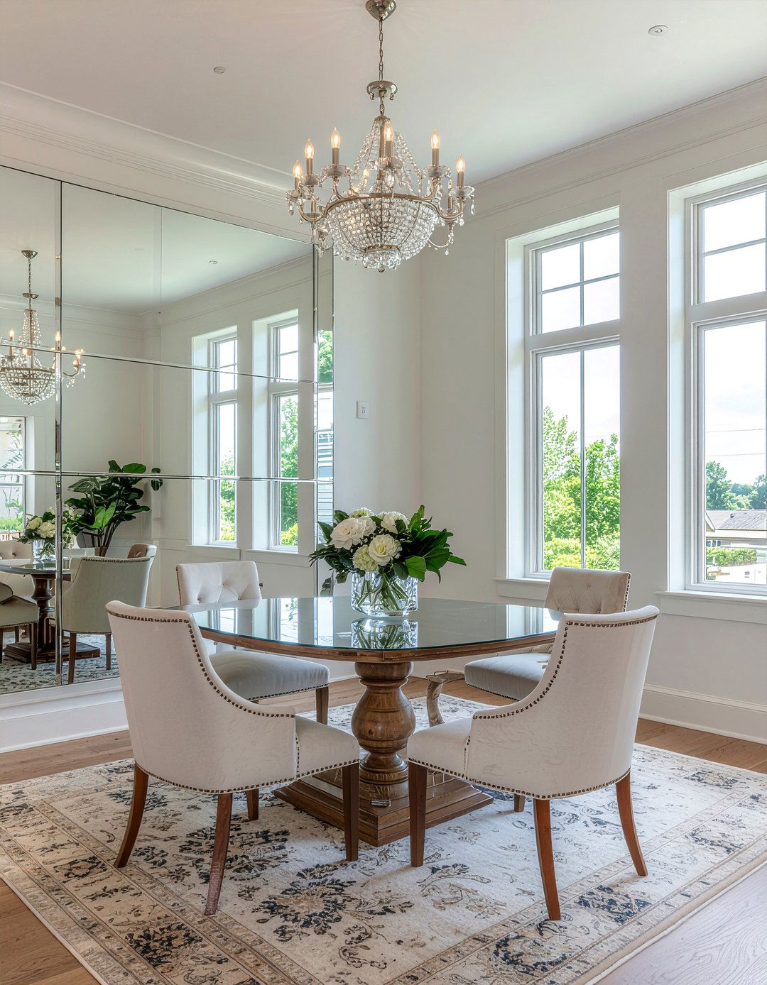 Mirror Wall Dining Room - 30 dining room emerging trend ideas