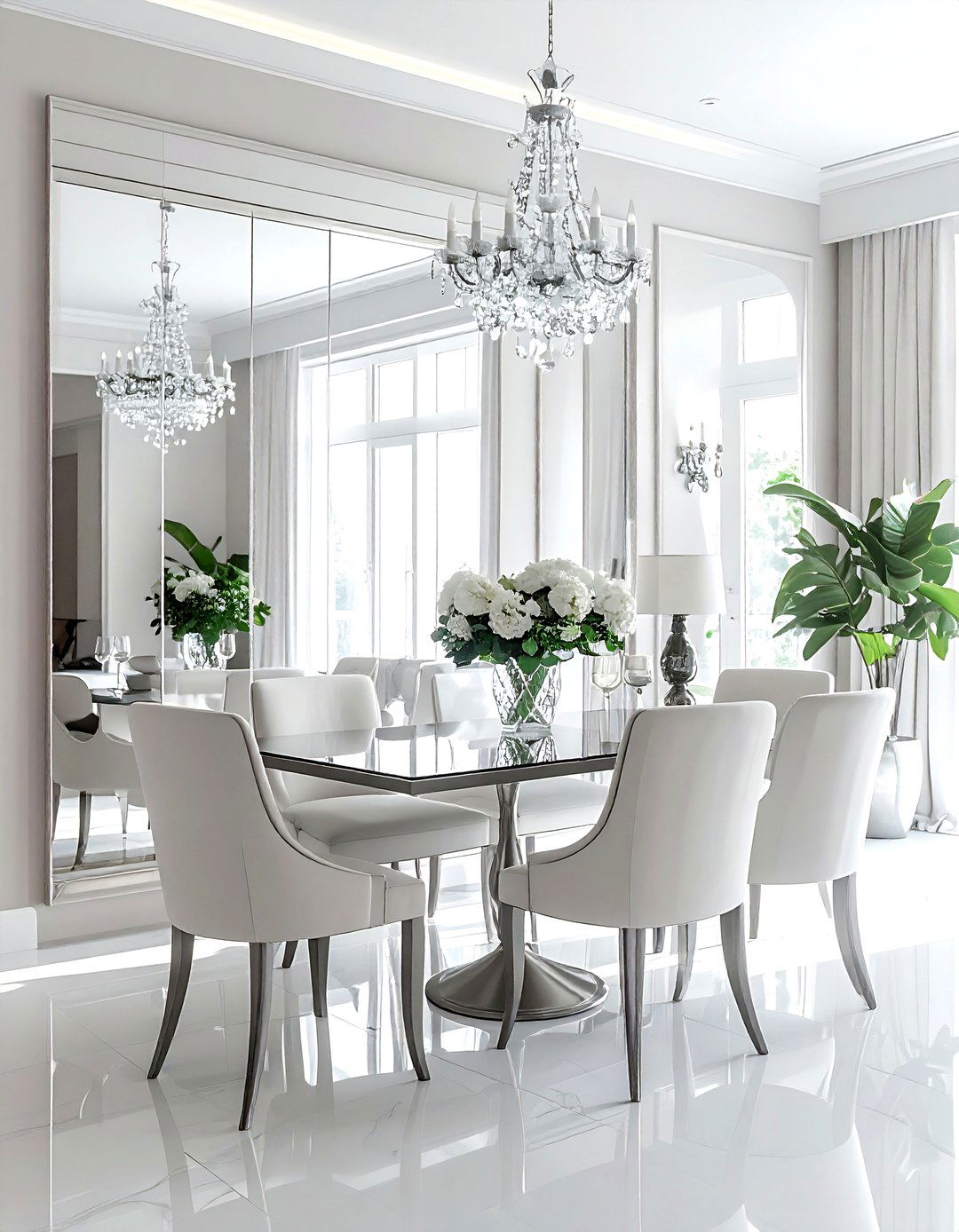 Mirror Wall Dining Room - 30 dining room formal entertaining ideas