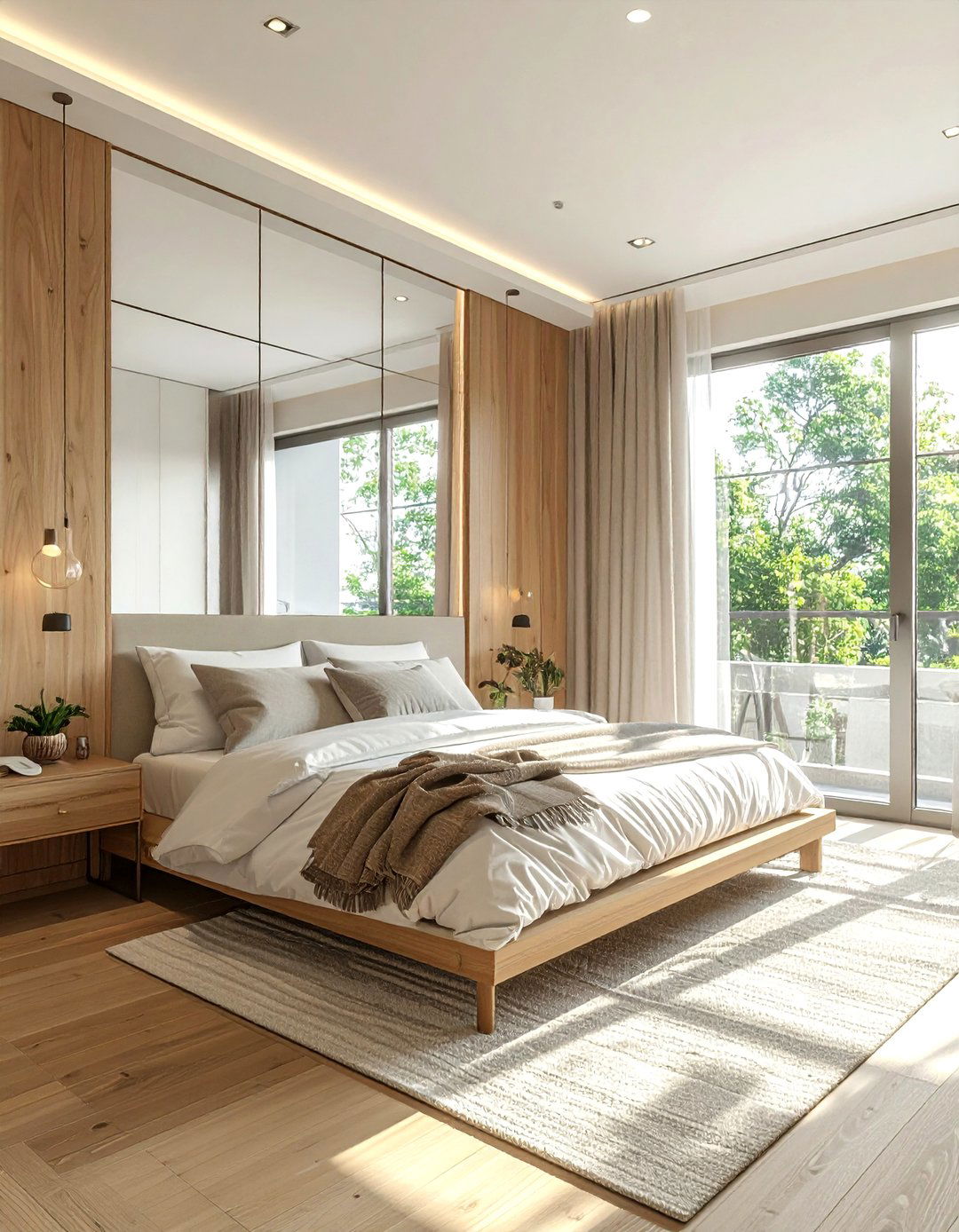 Mirror Wall Small Bedroom - 30 small bedroom ideas