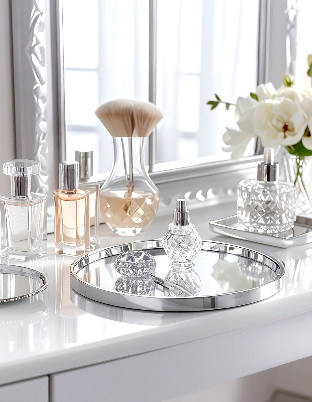 Mirror round tray - 30 round tray ideas