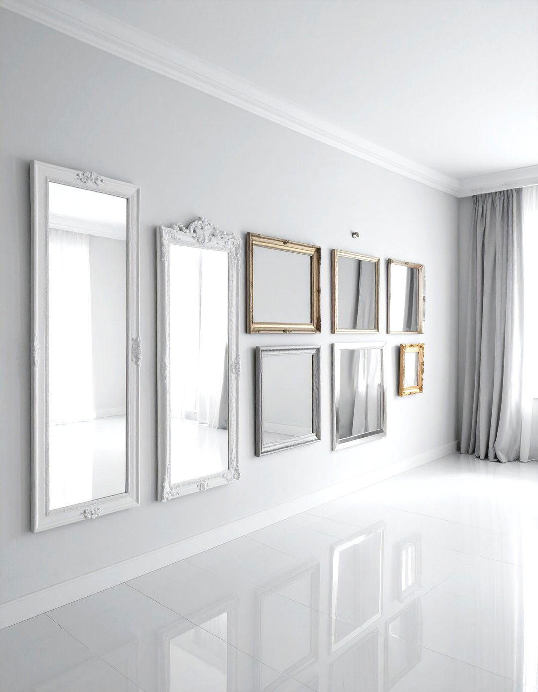 Mirror wall - 30 dreamy decor ideas