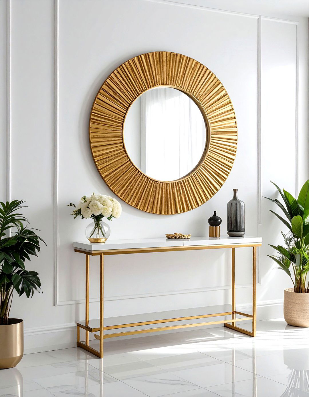 Mirror wall hanging - 30 command strip decor ideas
