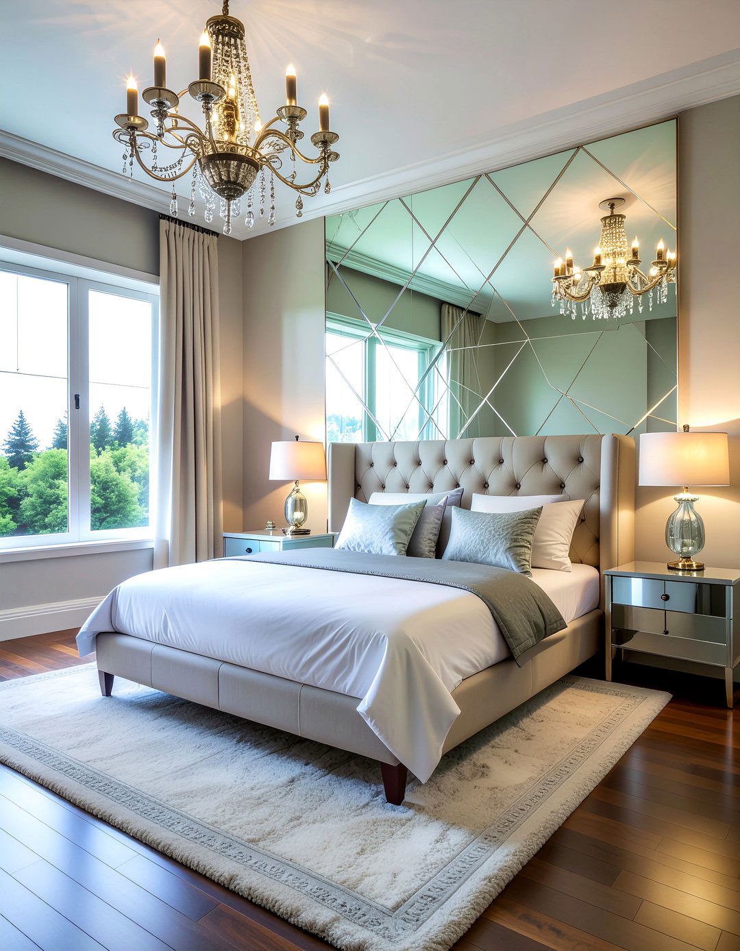 Mirror wall stickers - 30 bedroom wall stickers