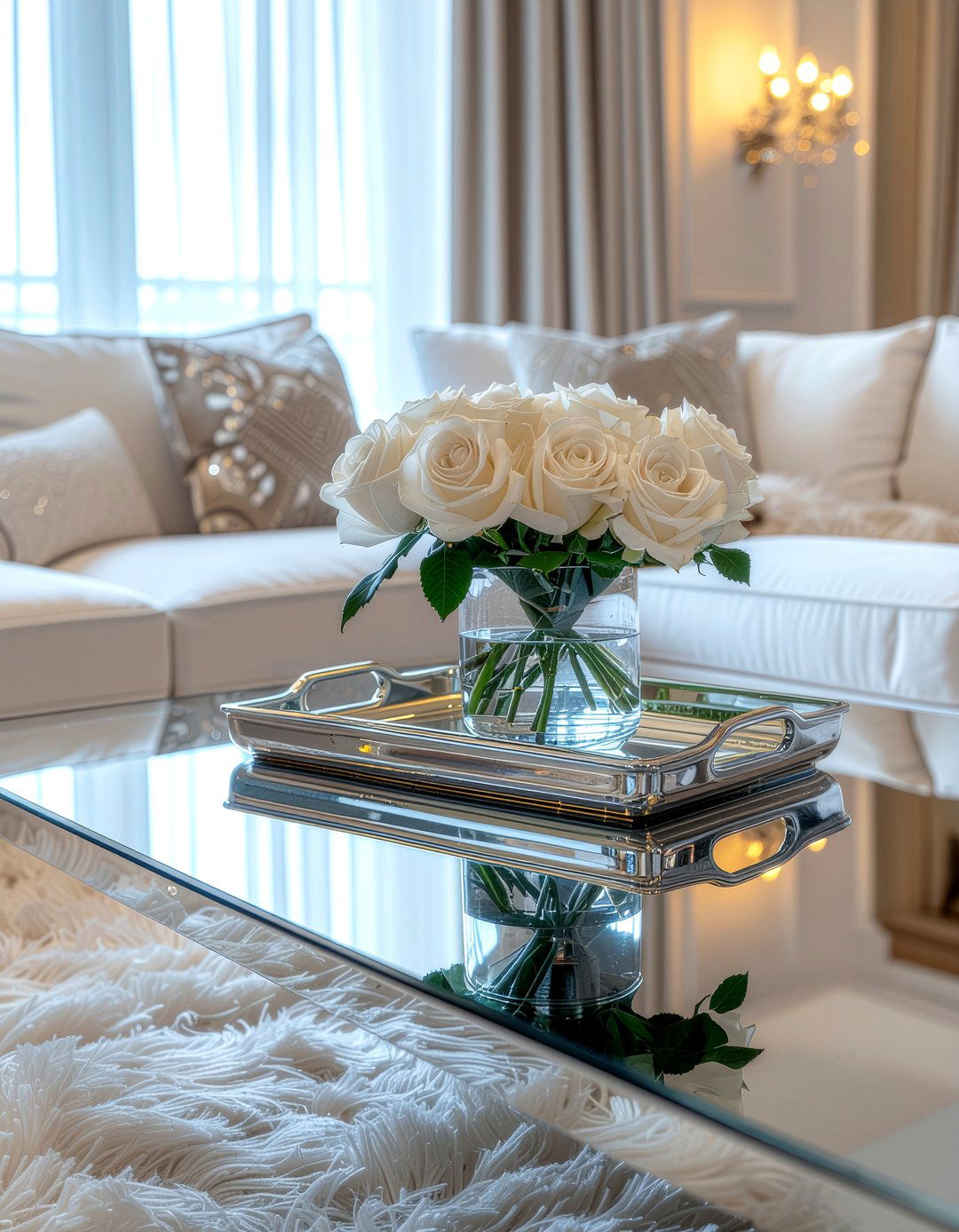 Mirrored Coffee Table - 30 living room coffee table ideas