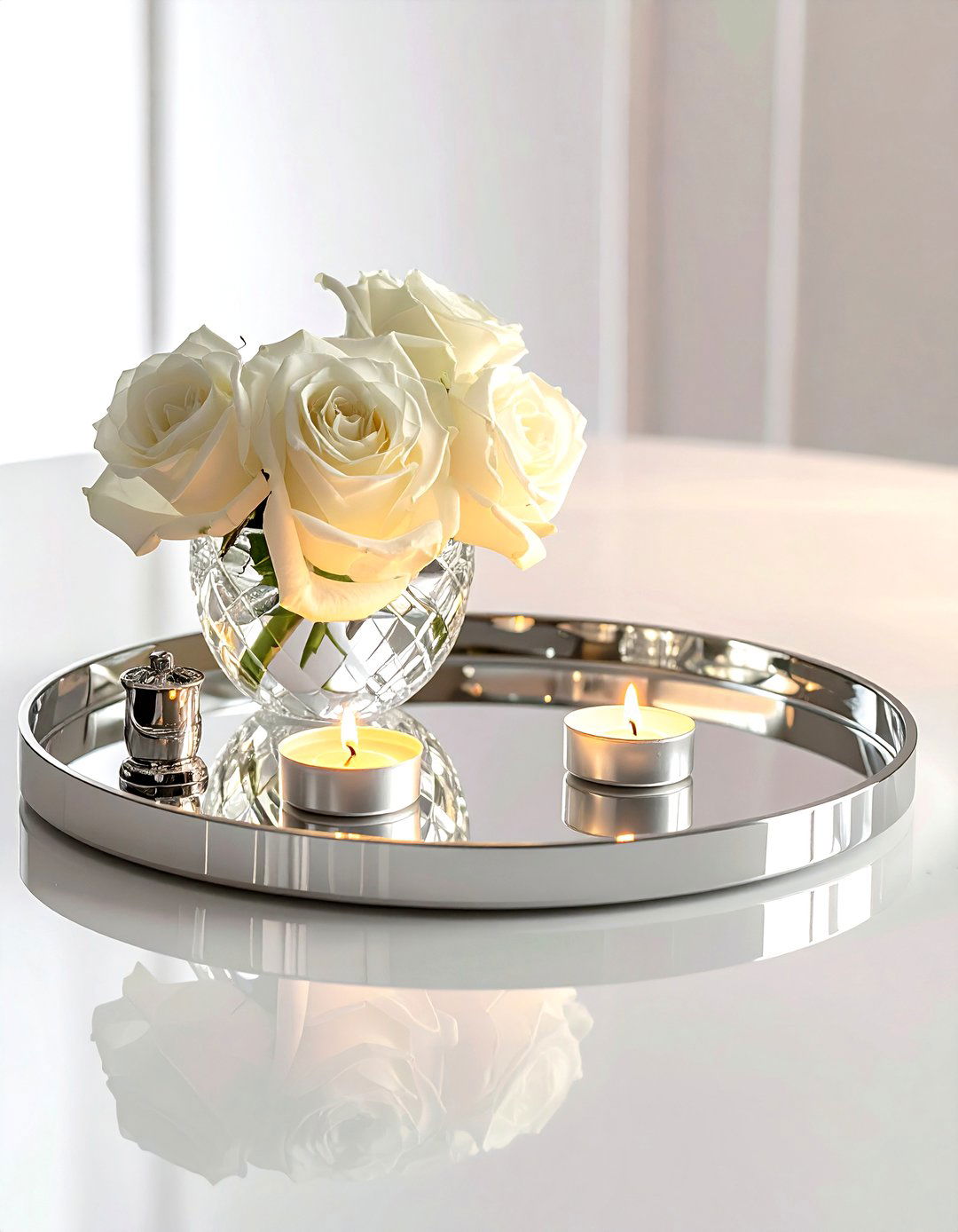 Mirrored Coffee Table Tray - 30 coffee table tray ideas