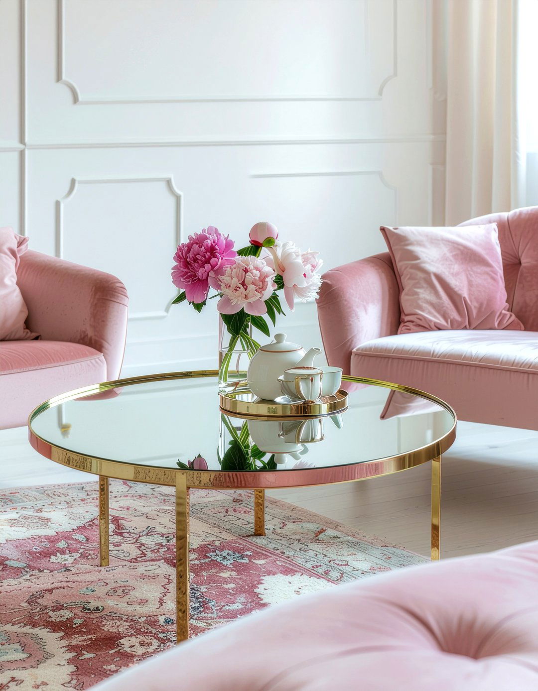 Mirrored Coffee Table - 30 bedroom mirrored furniture ideas