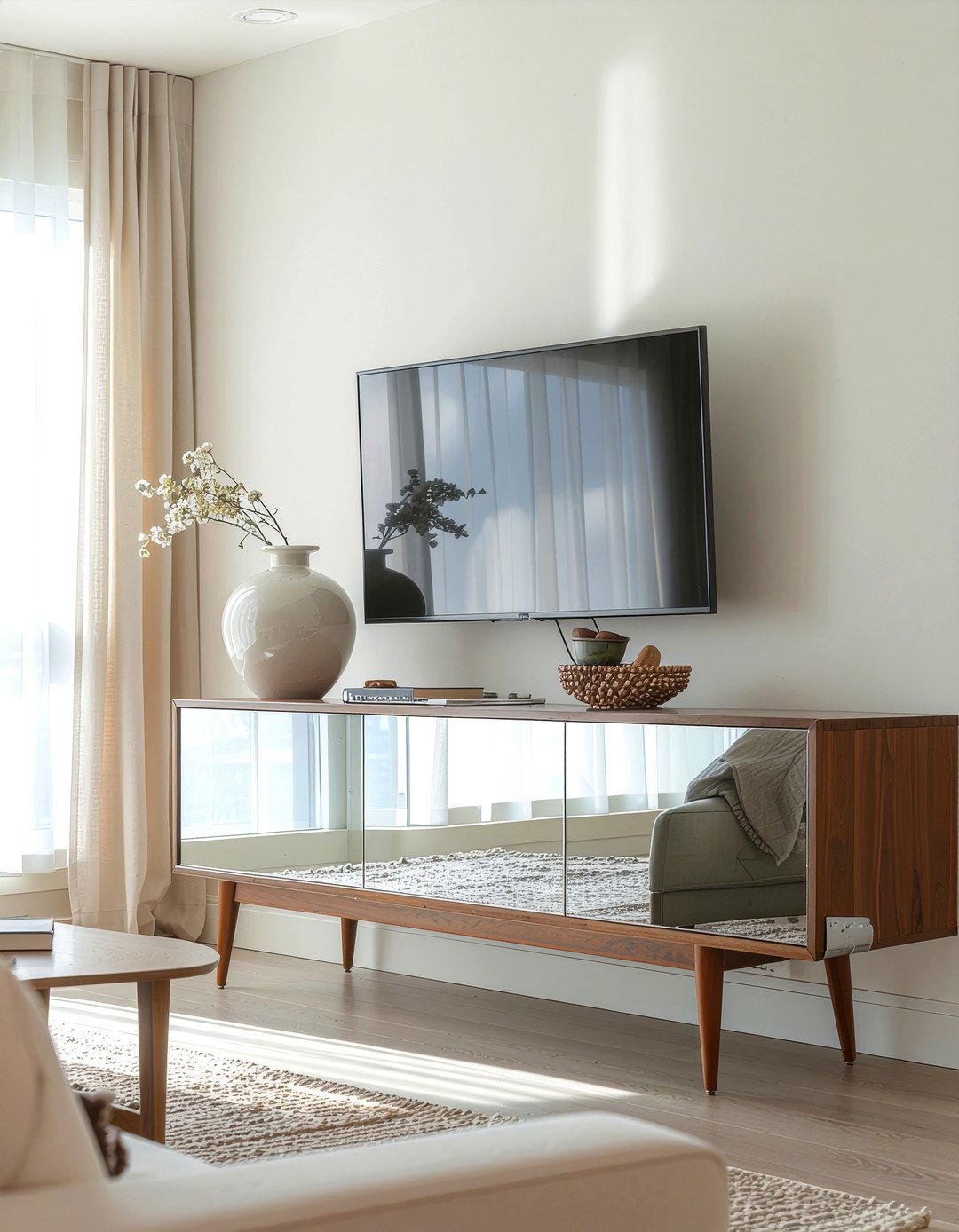 Mirrored Credenza Dresser - 30 bedroom mirrored dressers