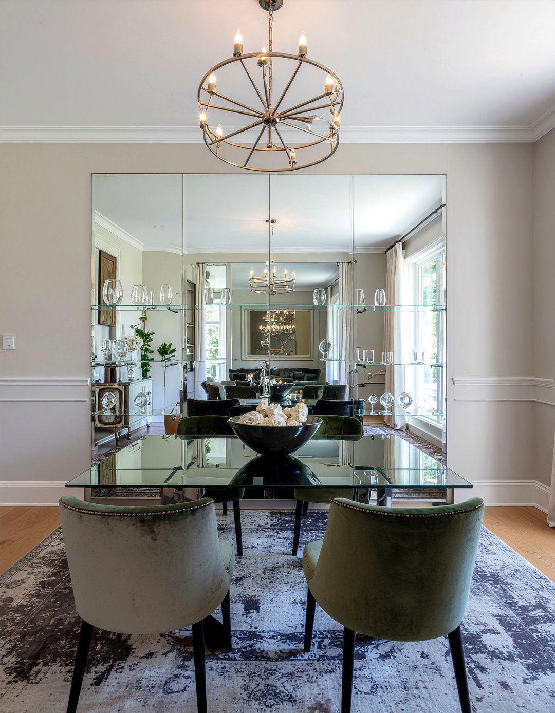 Mirrored Dining Room Built In - 30 dining room built-in ideas