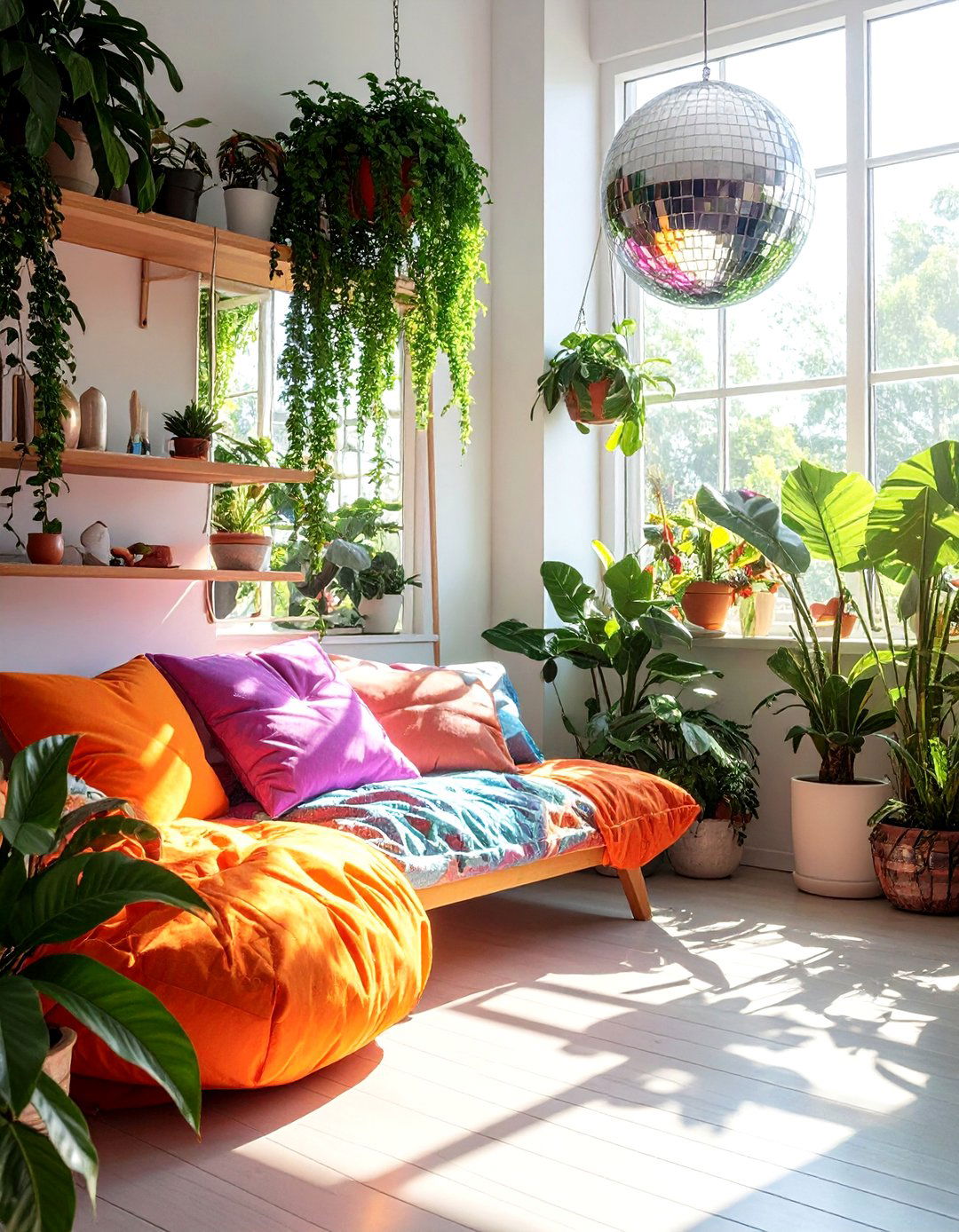 Mirrored Disco Ball Orb - 30 orb decor ideas