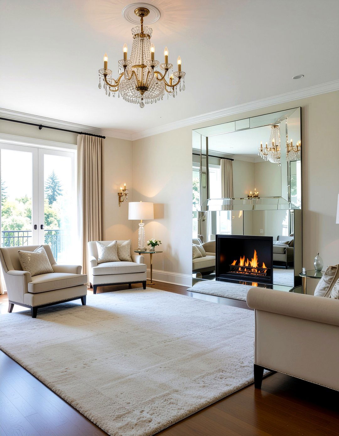 Mirrored Electric Fireplace Bedroom - 30 bedroom electric fireplace ideas