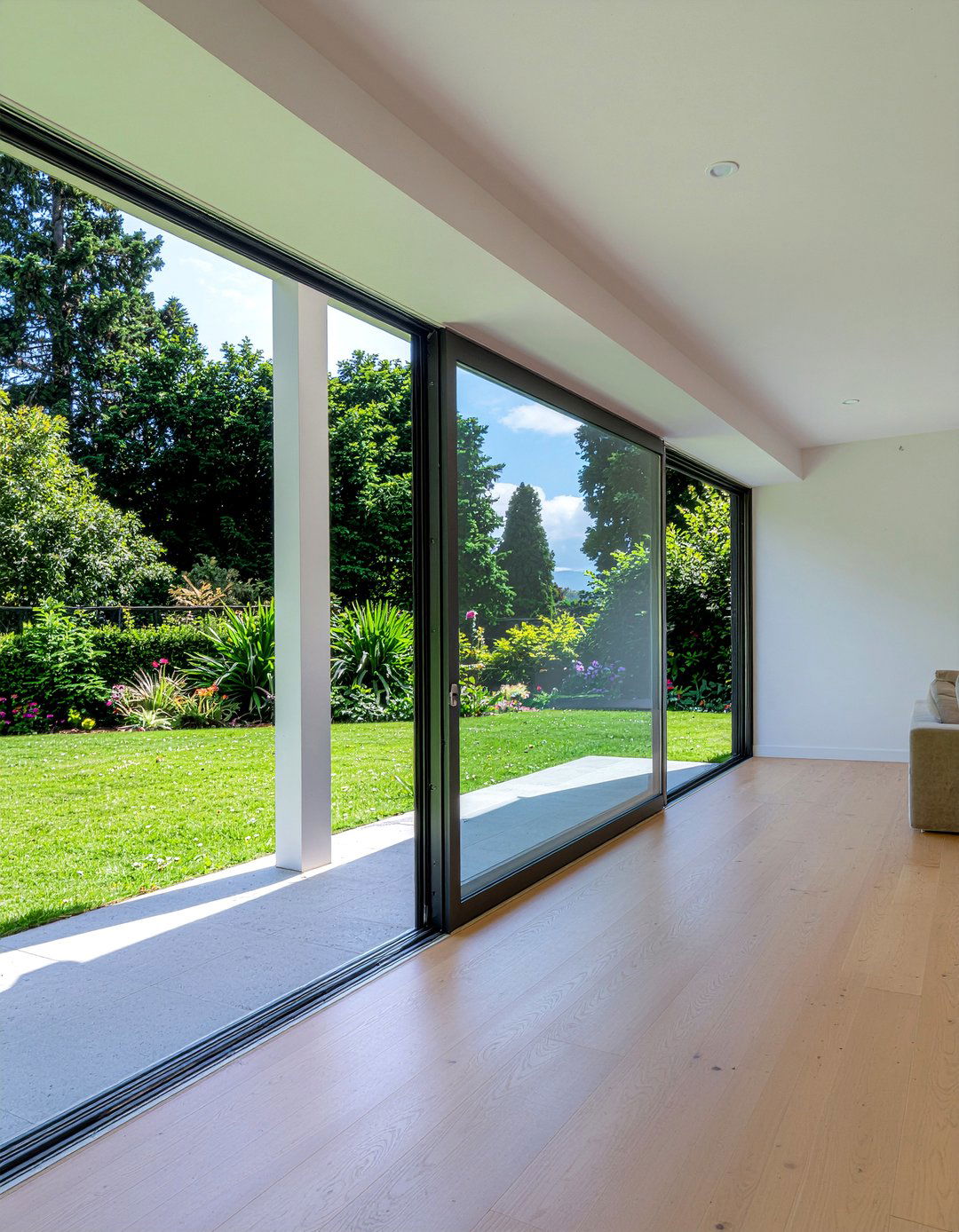 Mirrored Glass Window - 30 living room privacy glass ideas