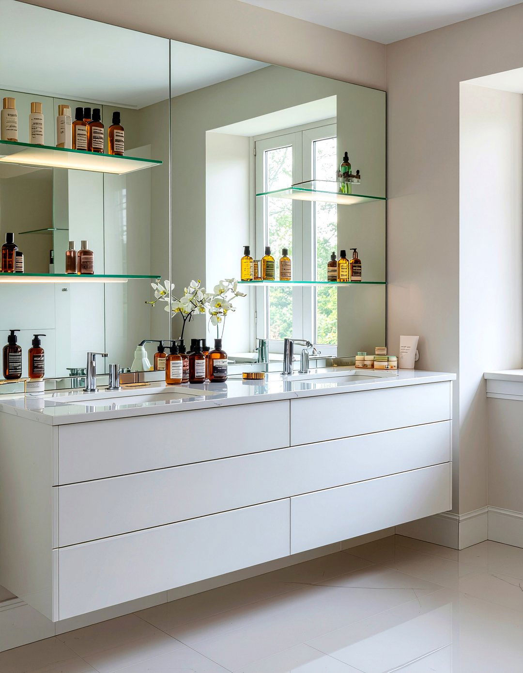 Mirrored Interior Cabinet - 30 recessed medicine cabinet ideas