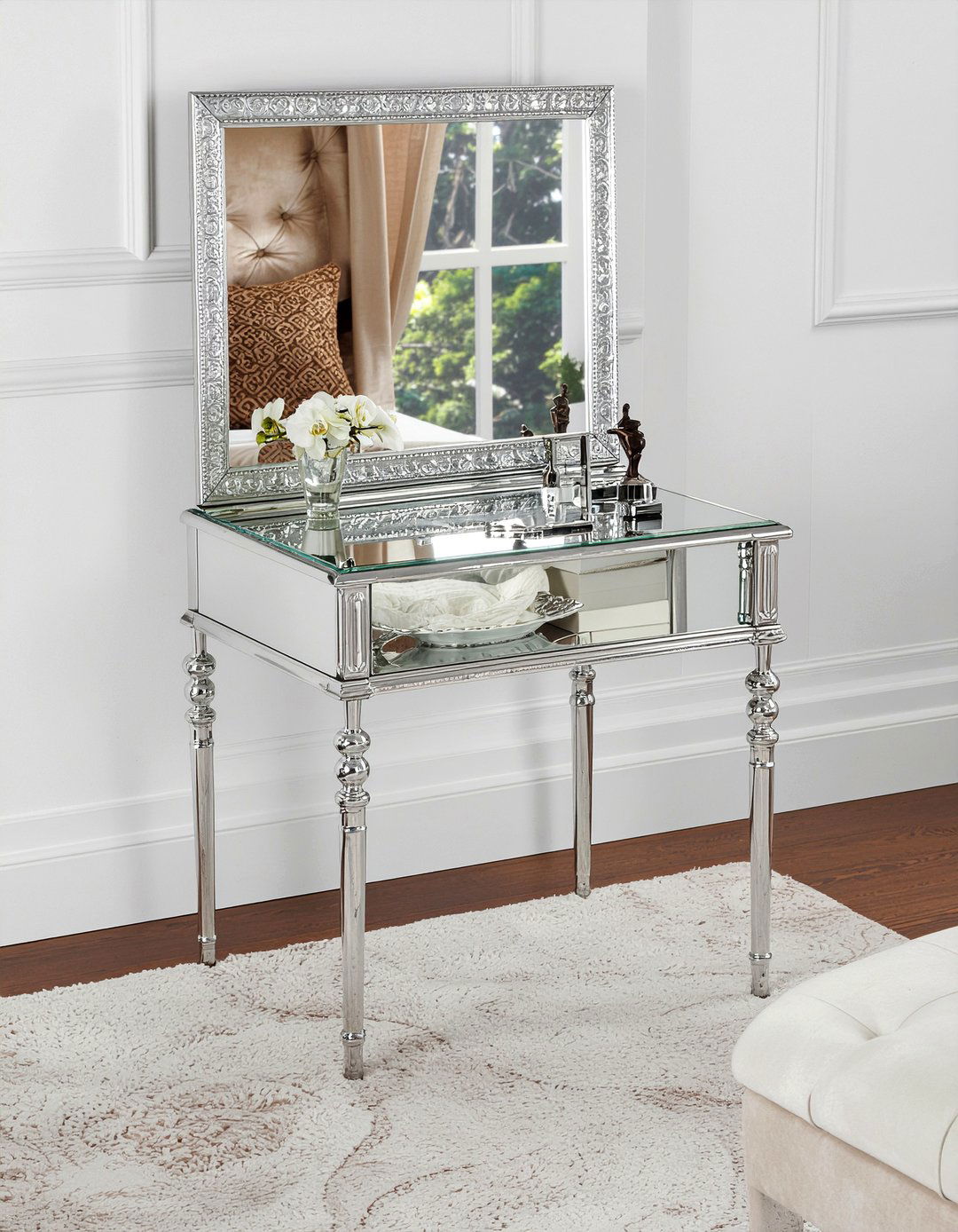 Mirrored Jewelry Box - 30 bedroom decorative boxes