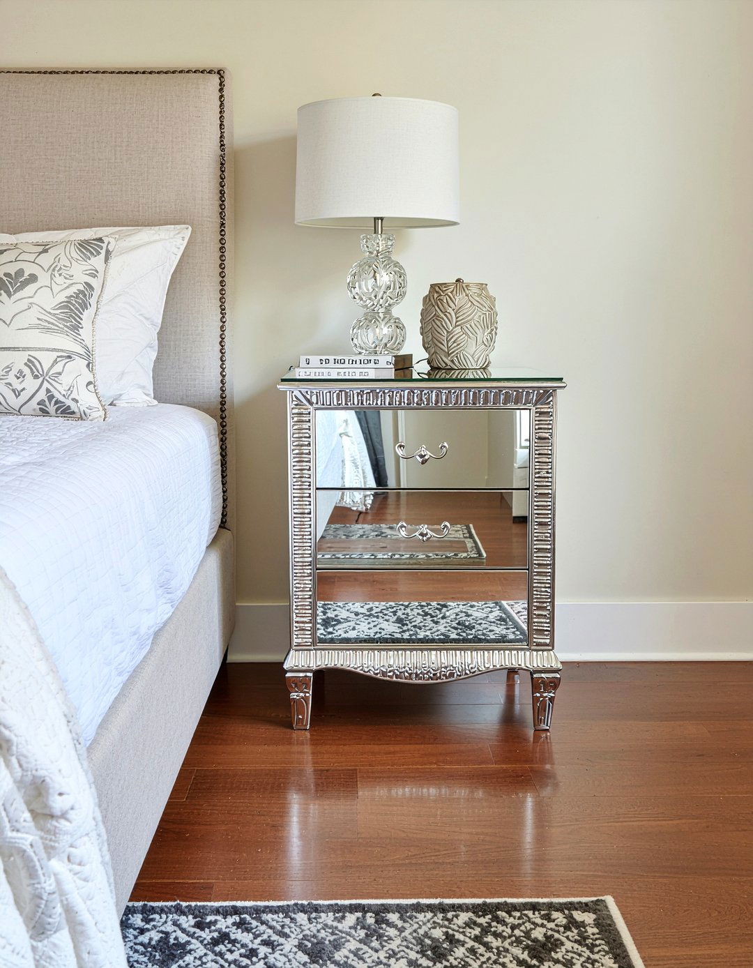 Mirrored Nightstand Dresser - 30 bedroom mirrored dressers