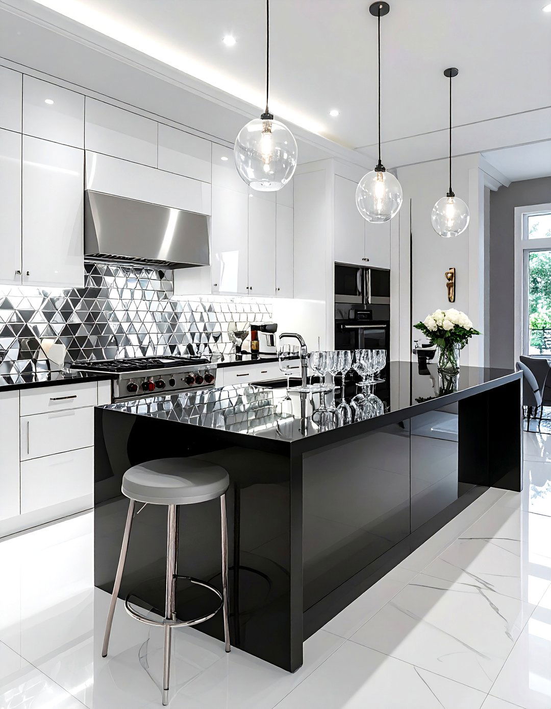 Mirrored Subway Tile Backsplash - 30 subway tile kitchen backsplash ideas