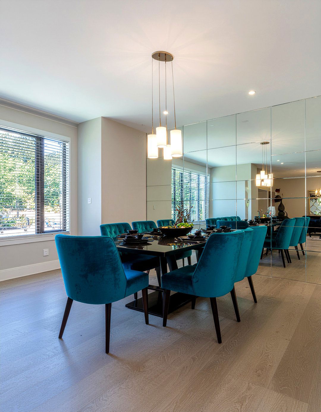 Mirrored Wall Panels Dining - 30 dining room mirror ideas