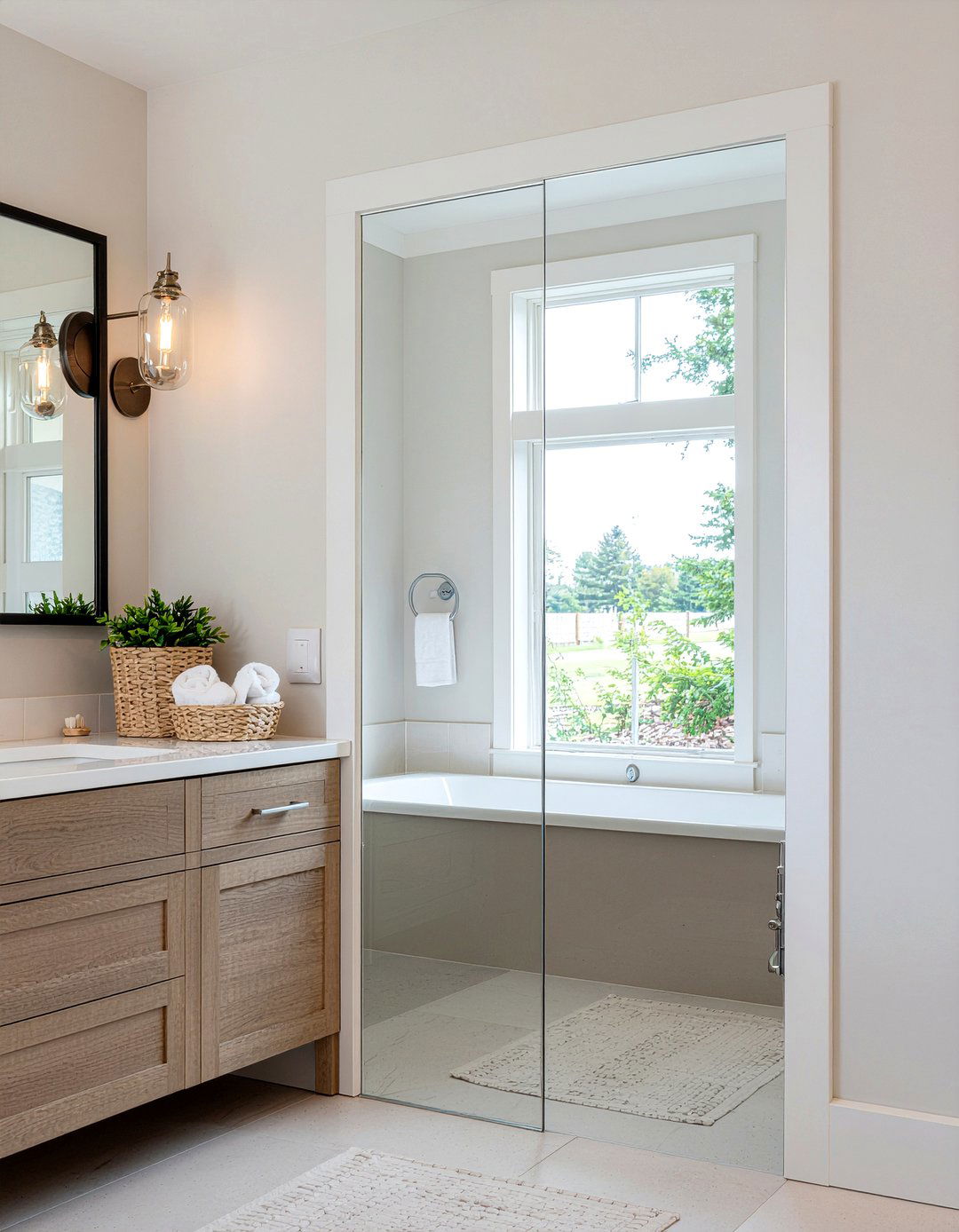 Mirrored bathroom linen cabinet - 30 bathroom linen cabinet ideas