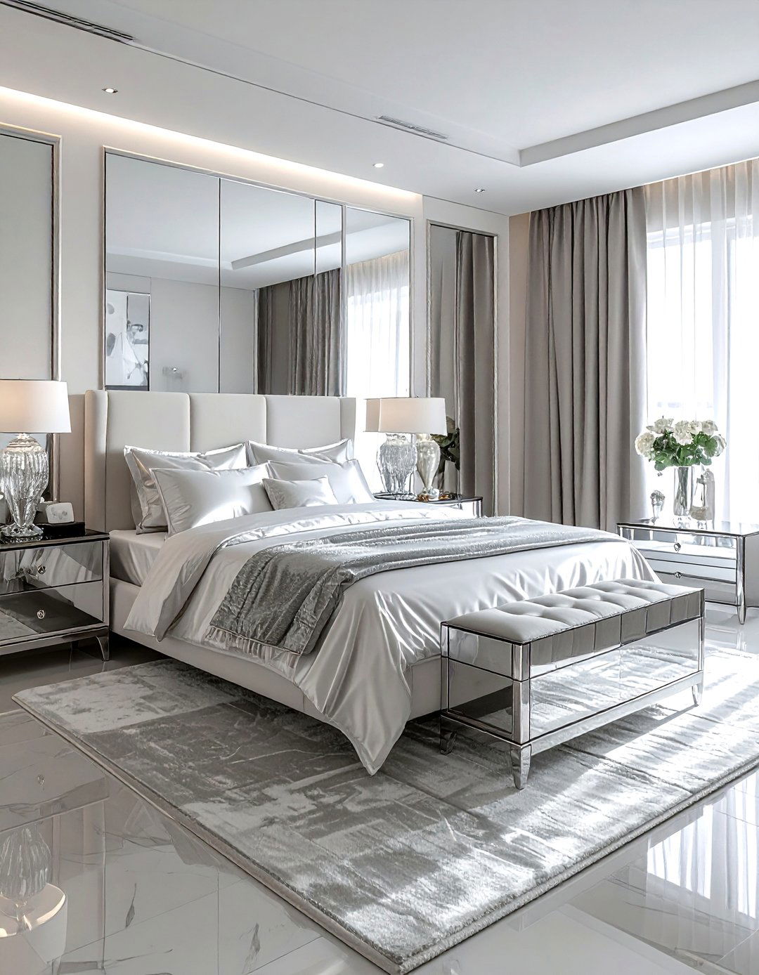 Mirrored furniture - 30 on-trend decor ideas