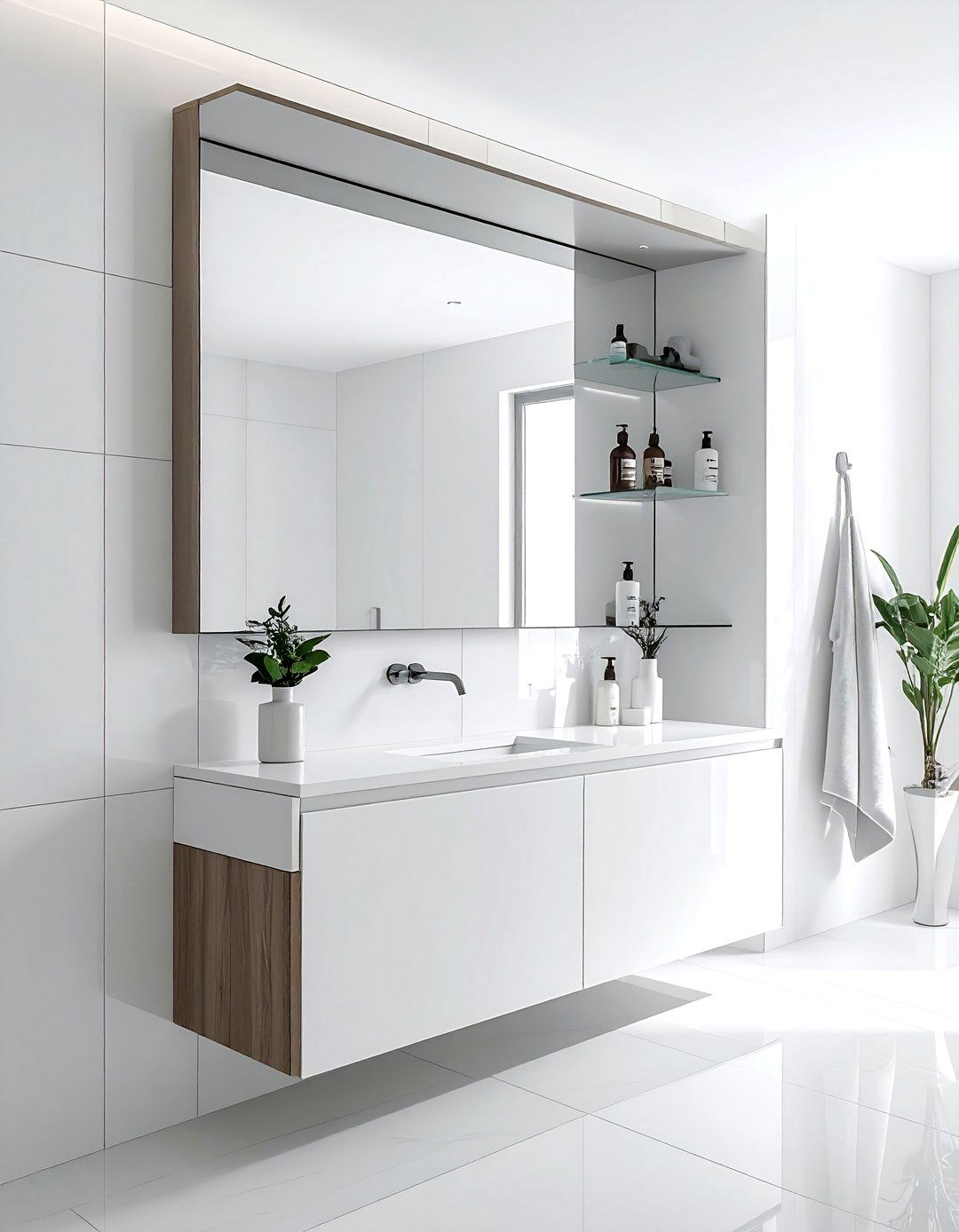 30 Smart Bathroom Space-Saving Ideas for Small Modern Rooms