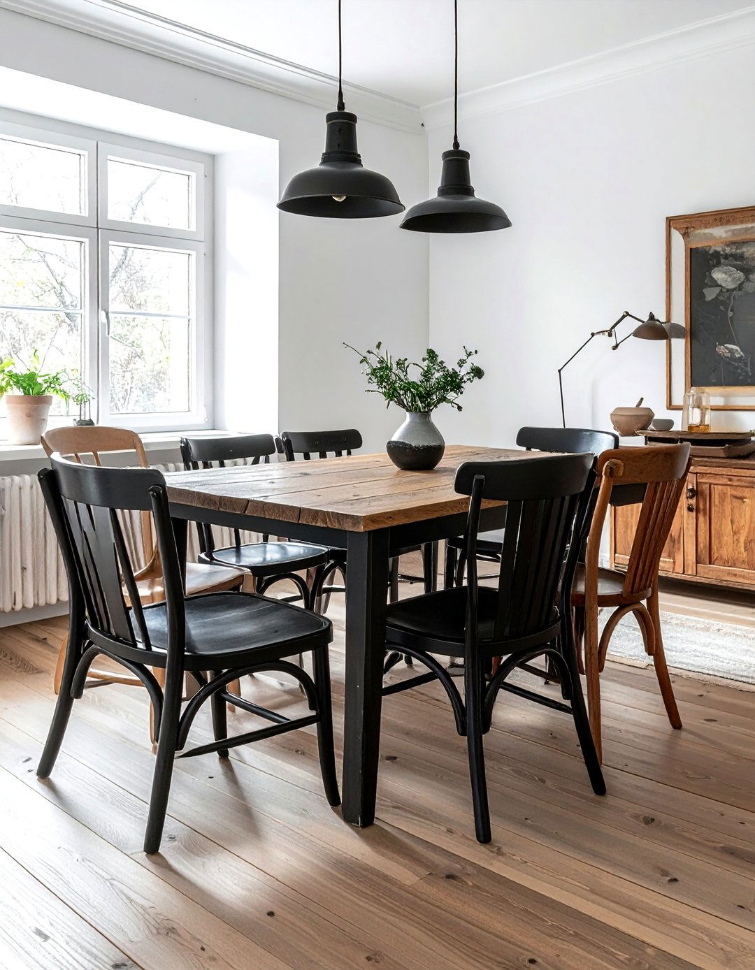 Mismatched Dining Chair - 30 stylist dining room ideas