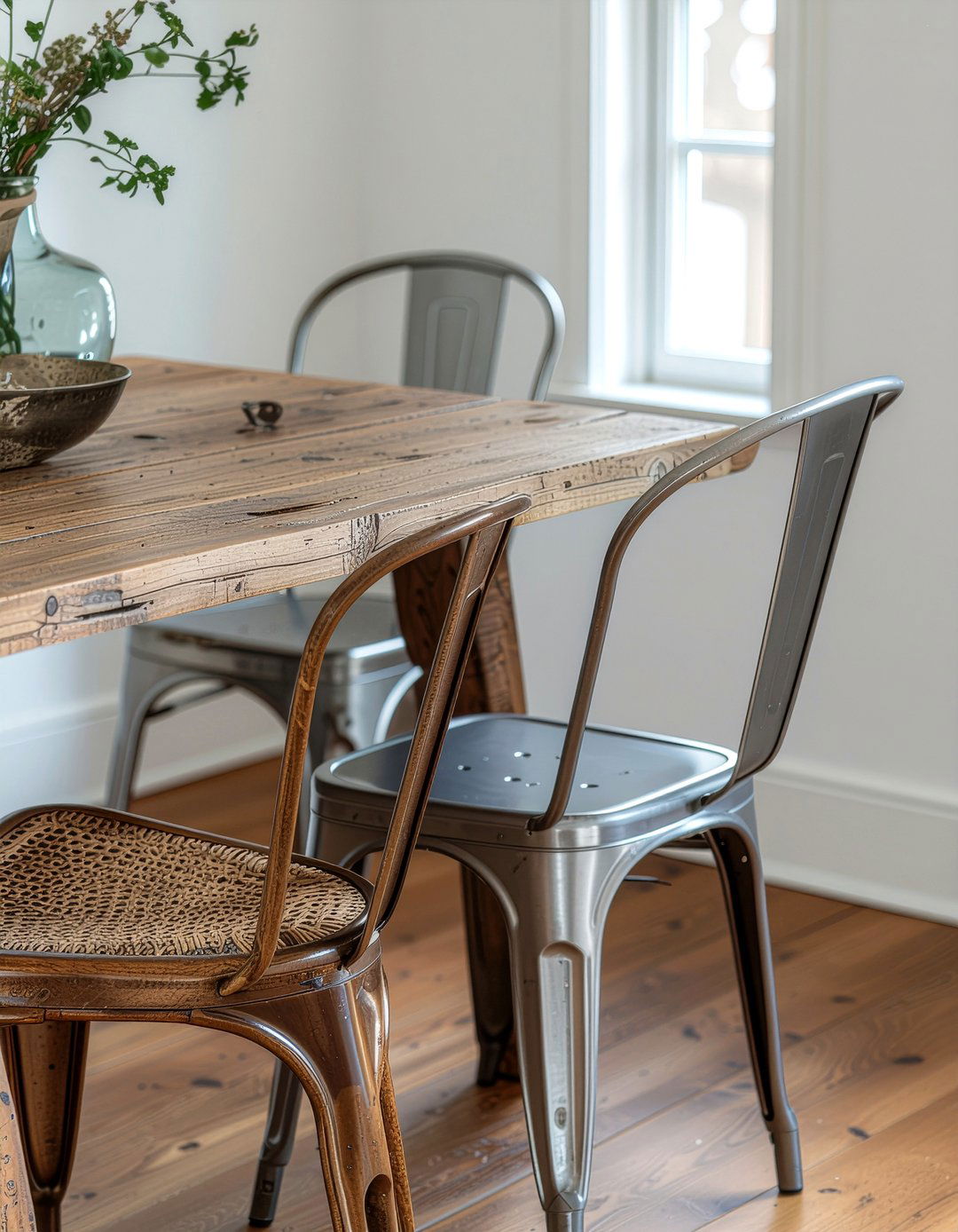 Mismatched Dining Chairs Style - 30 dining room styling tips