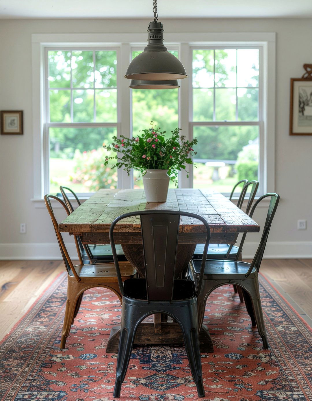 Mismatched dining chairs - 30 renter-friendly dining room ideas