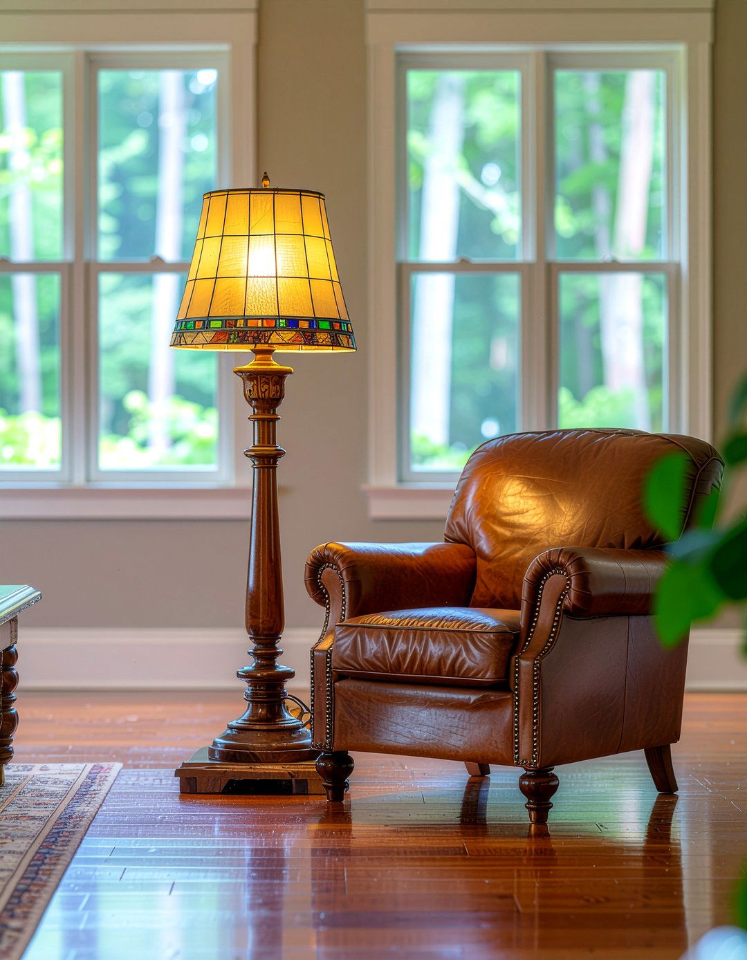 Mission style floor lamp - 30 living room Mission furniture ideas