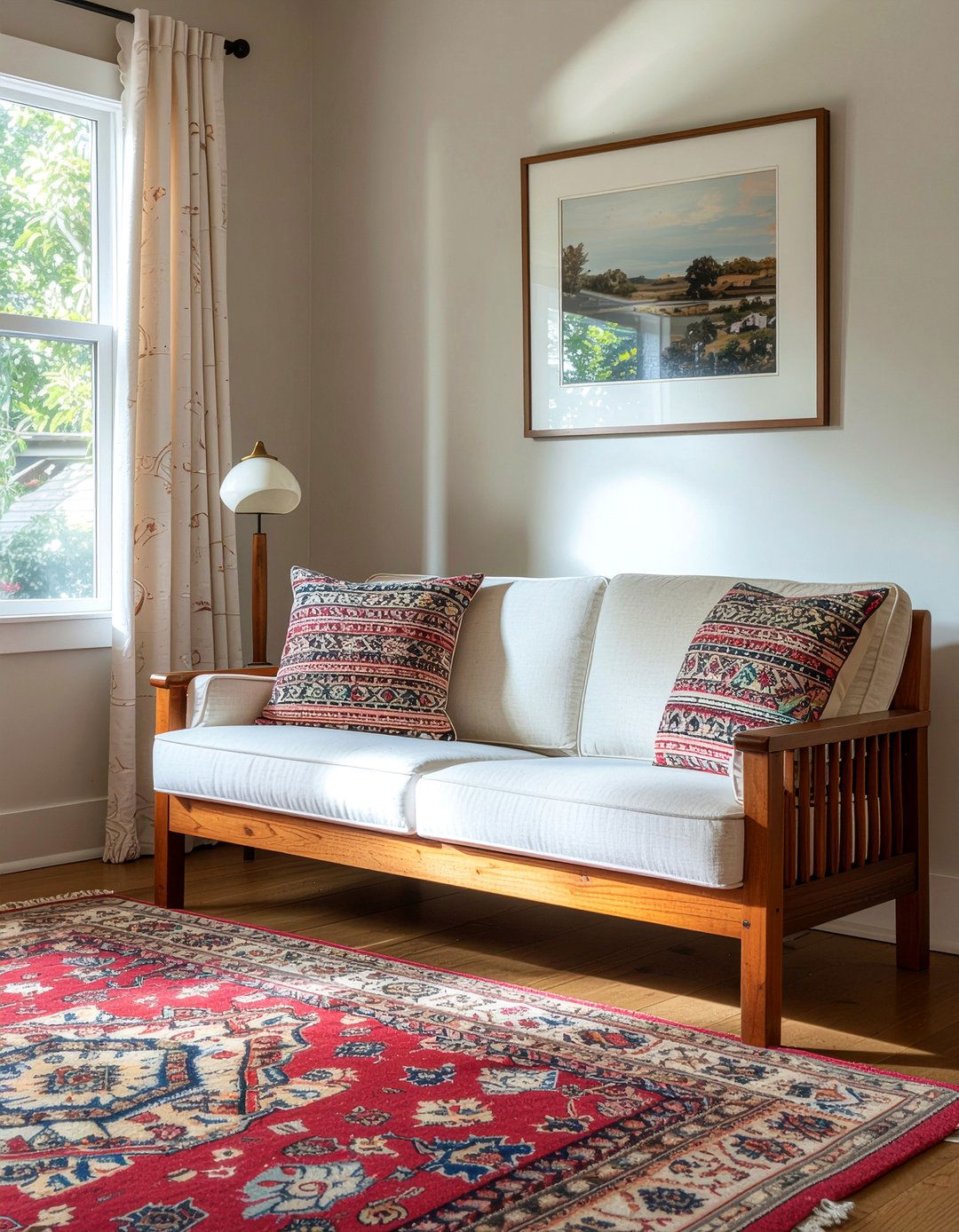 Mission style loveseat - 30 living room Mission furniture ideas