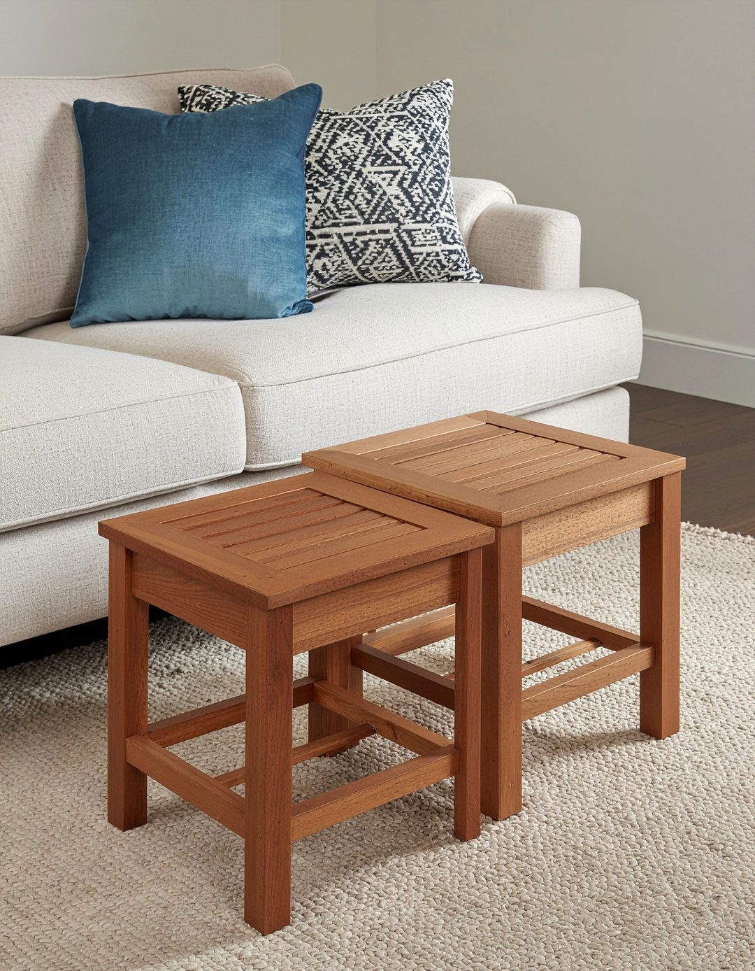 Mission style nesting tables - 30 living room Mission furniture ideas