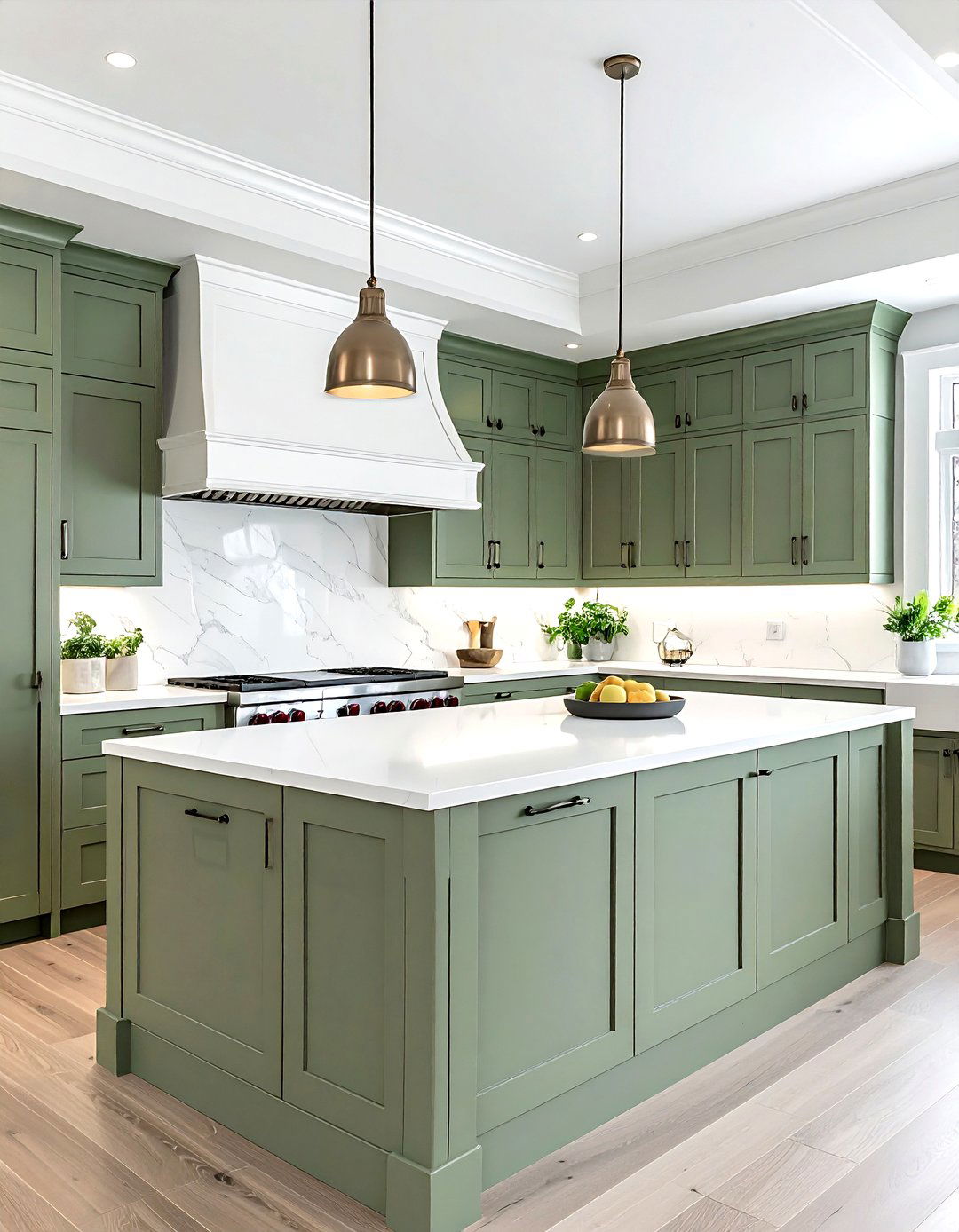 Mitered crown molding - 30 kitchen crown molding ideas