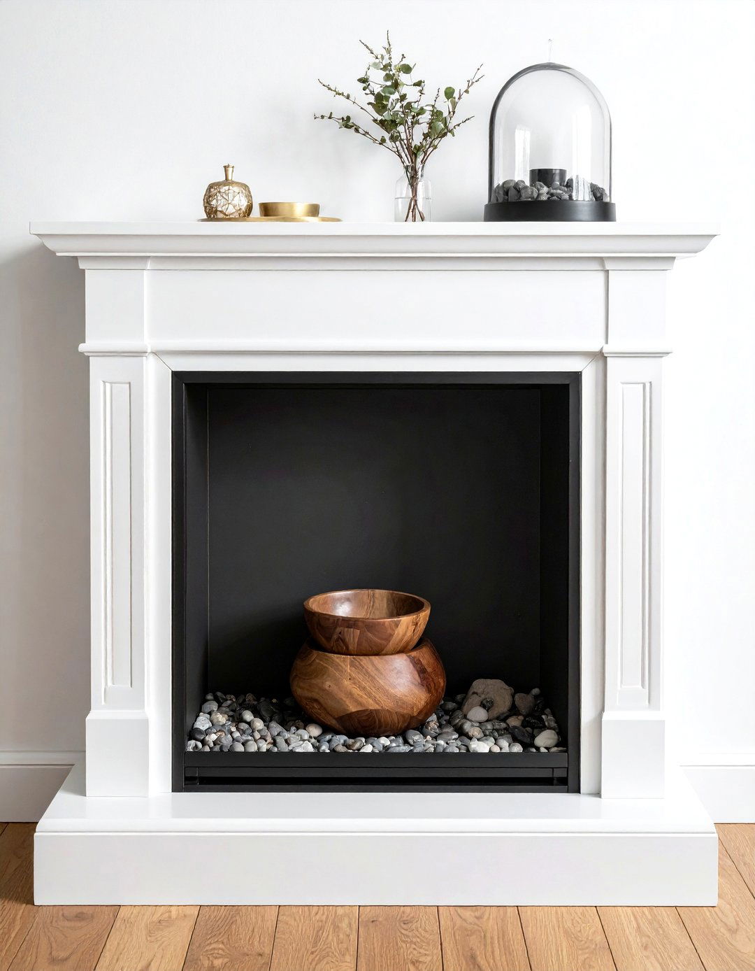 Mixed Material Vignette - 30 mantel arrangement ideas