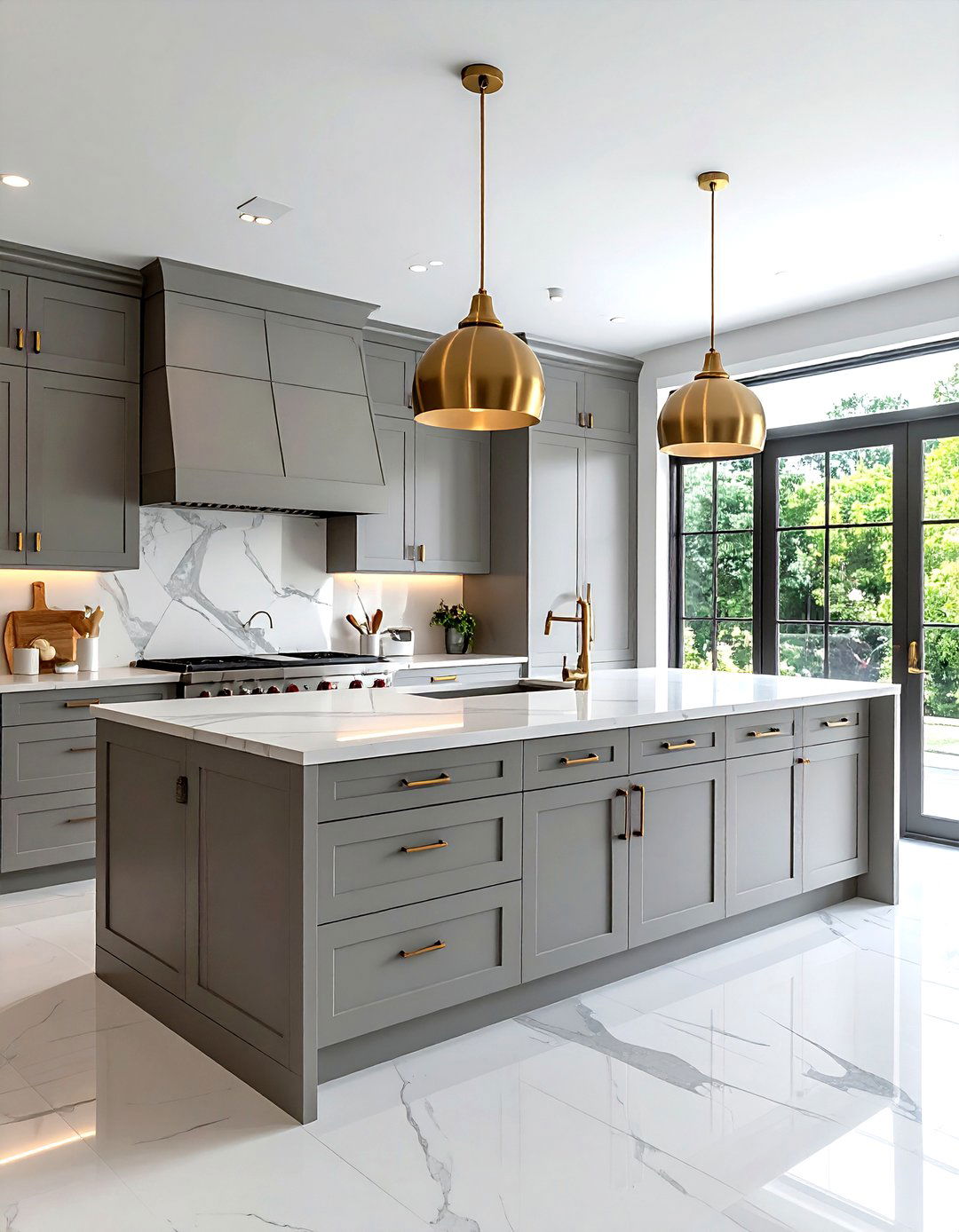 Mixed Metal Hardware - 30 balanced kitchen ideas