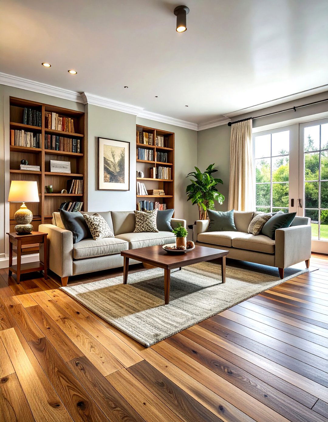 Mixed Width Planks - 30 living room hardwood floors