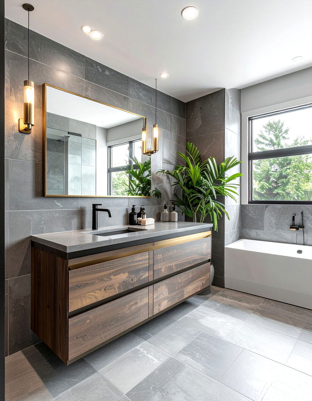 Mixed metal bathroom - 30 trending decor ideas