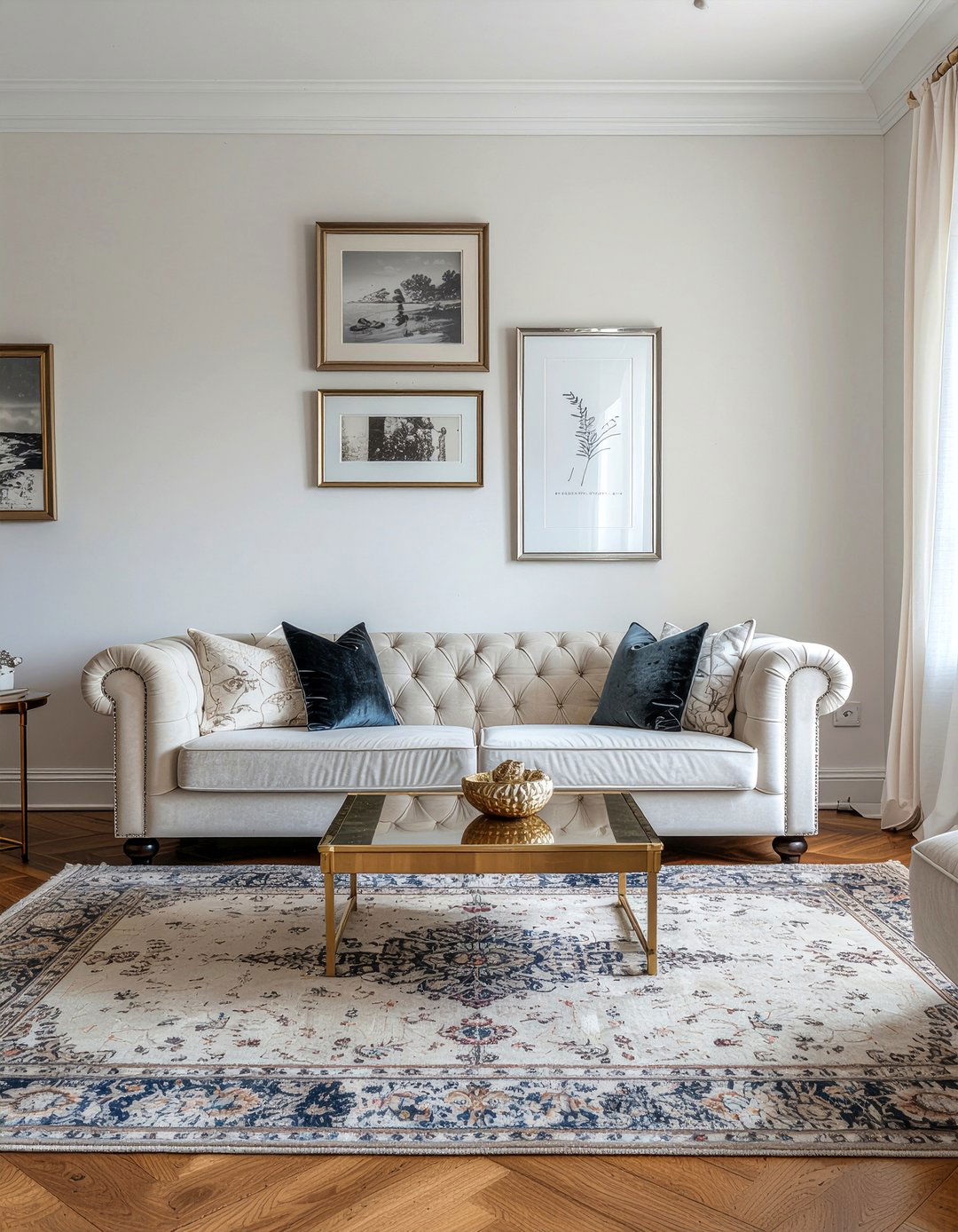 Mixed metal decor - 30 metal accent living room ideas