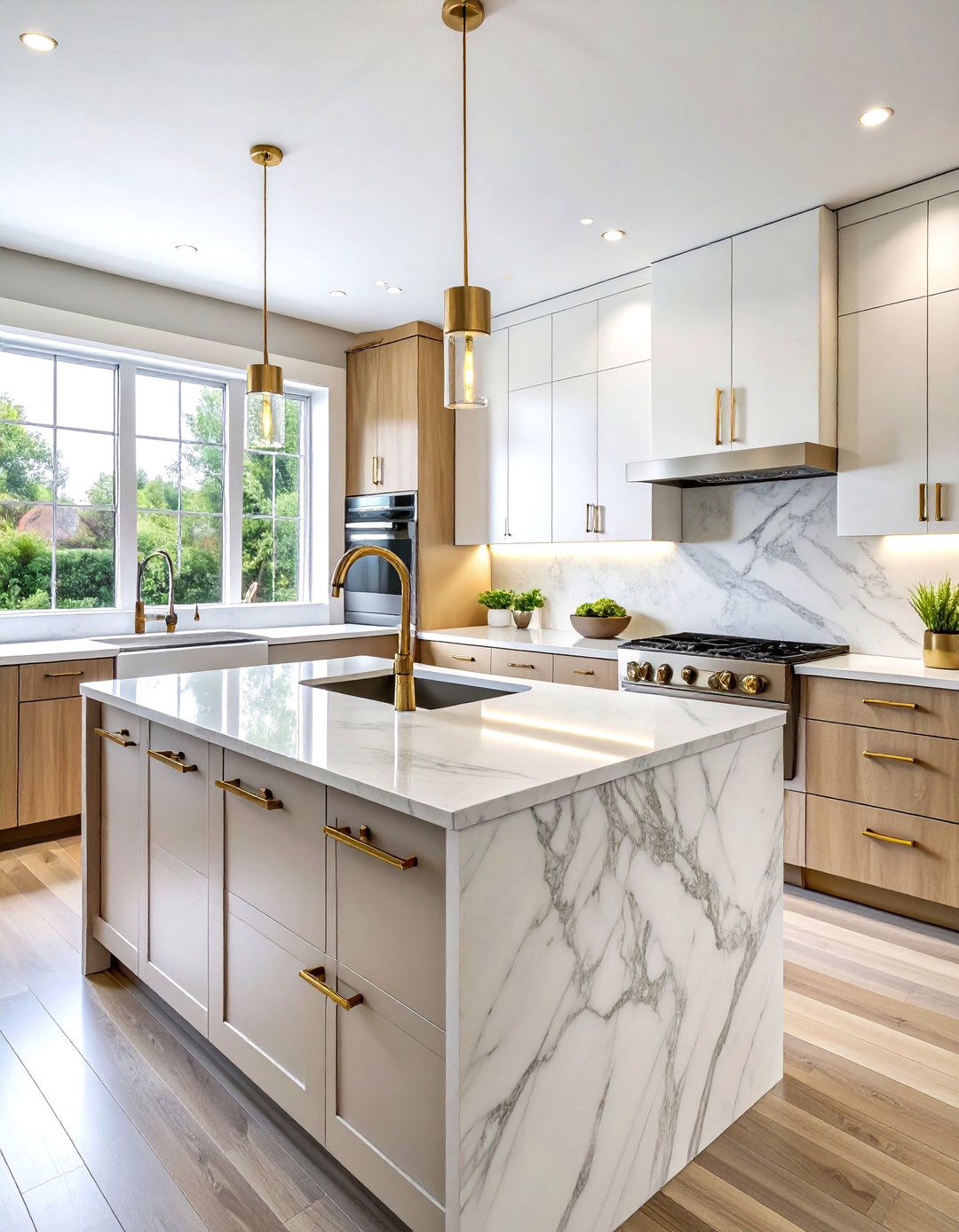 Mixed metal kitchen hardware - 30 mixed metal decor ideas