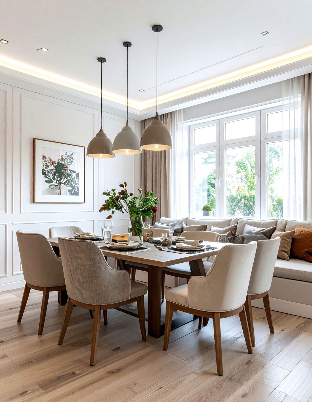 Mixed seating dining room - 30 new traditional dining room ideas