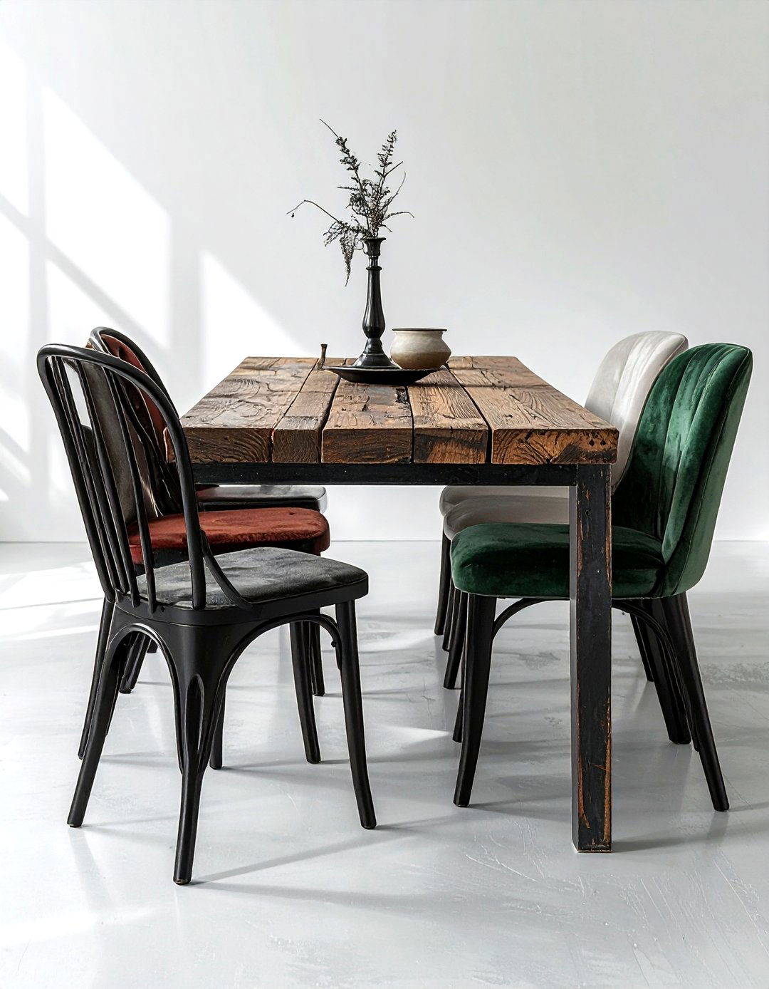 Mixing Dining Chairs - 30 dining room design rules