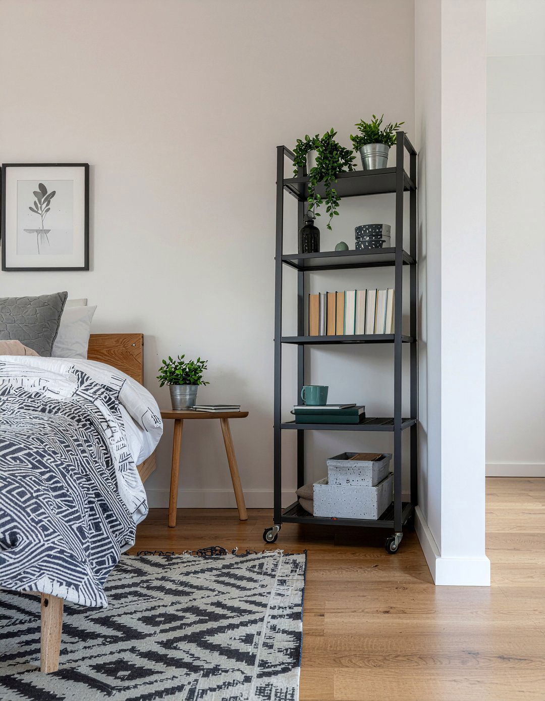 Mobile bookshelf on wheels - 30 bedroom bookshelf dividers