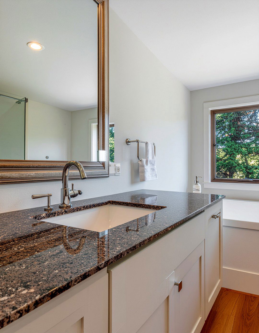 Mocha countertop bathroom - 30 mocha bathroom ideas