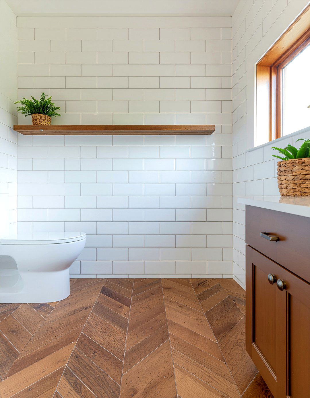 Mocha subway tile bathroom - 30 mocha bathroom ideas