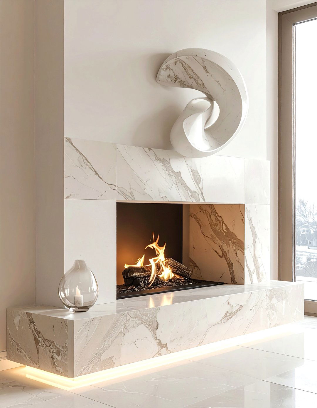 Modern Abstract Sculpture - 30 mantel arrangement ideas