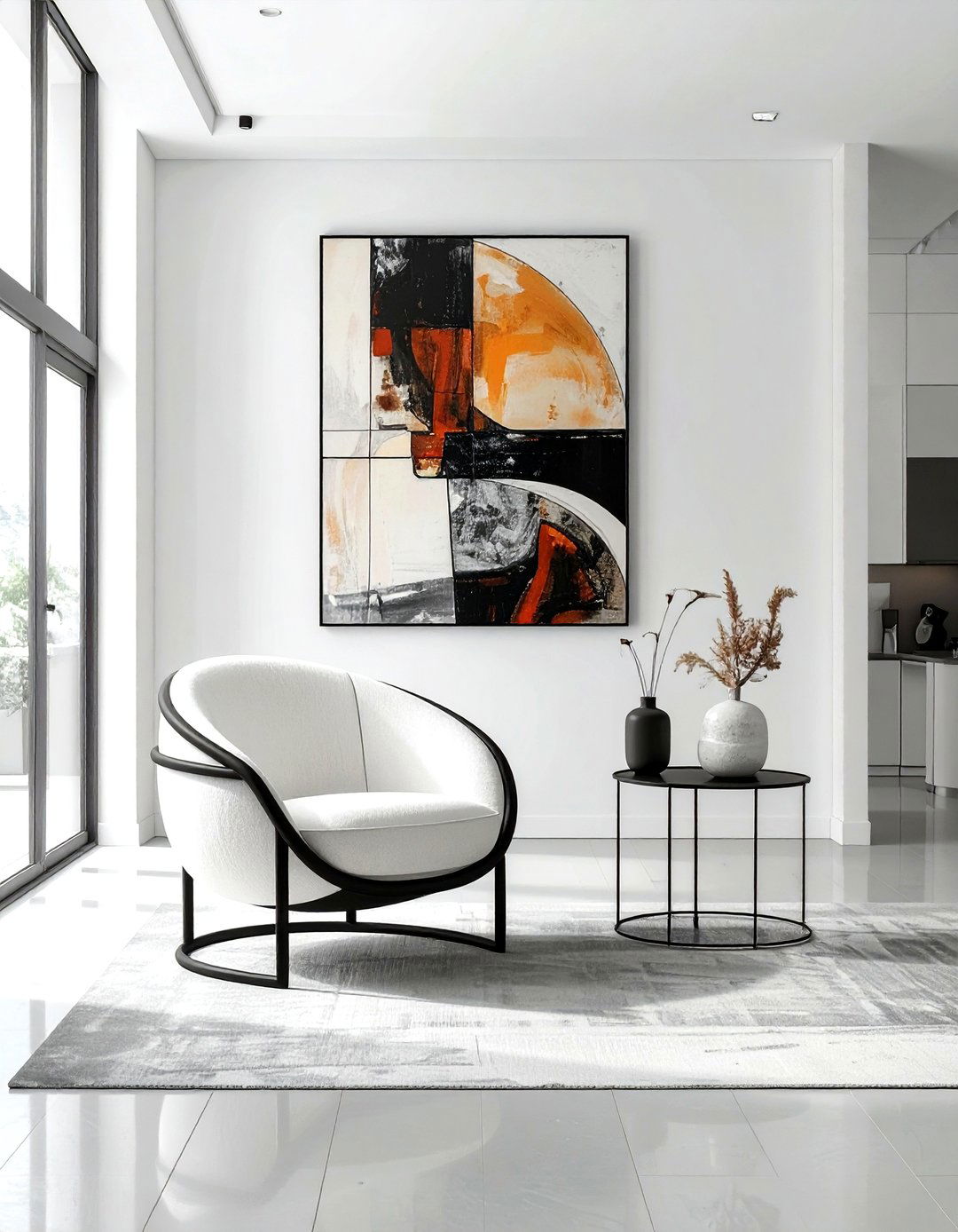 Modern Barrel Chair - 30 living room barrel chair ideas