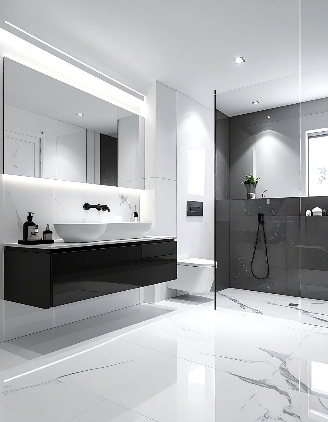 Modern Bathroom - 30 bedroom to bathroom conversion ideas