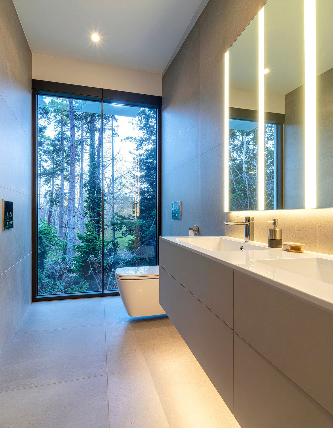 Modern Bathroom Niche - 30 bathroom recessed shelf ideas